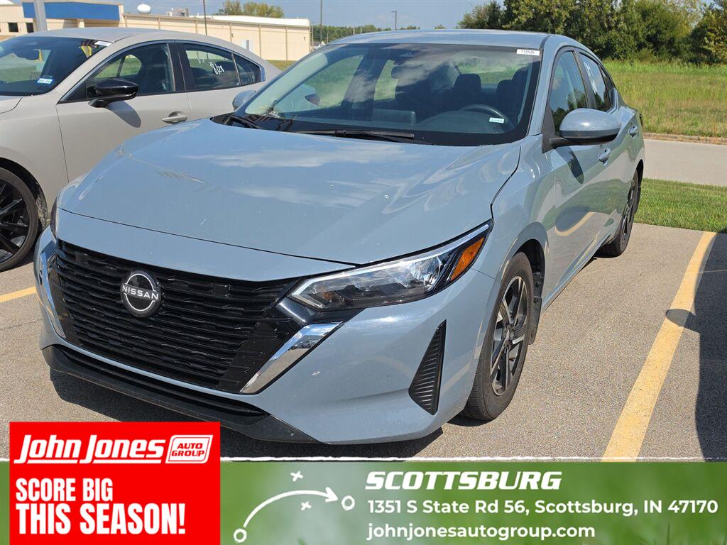 Atlantic Gray Metallic 2024 Nissan Sentra Sedan Front-Wheel Drive Continuously Variable Transmission