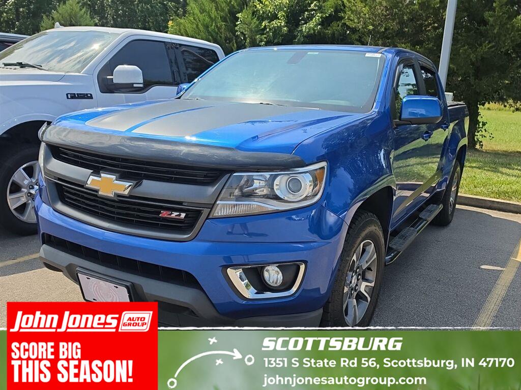 Kinetic Blue Metallic 2020 Chevrolet Colorado Pickup Truck Four-Wheel Drive 8-Speed Automatic