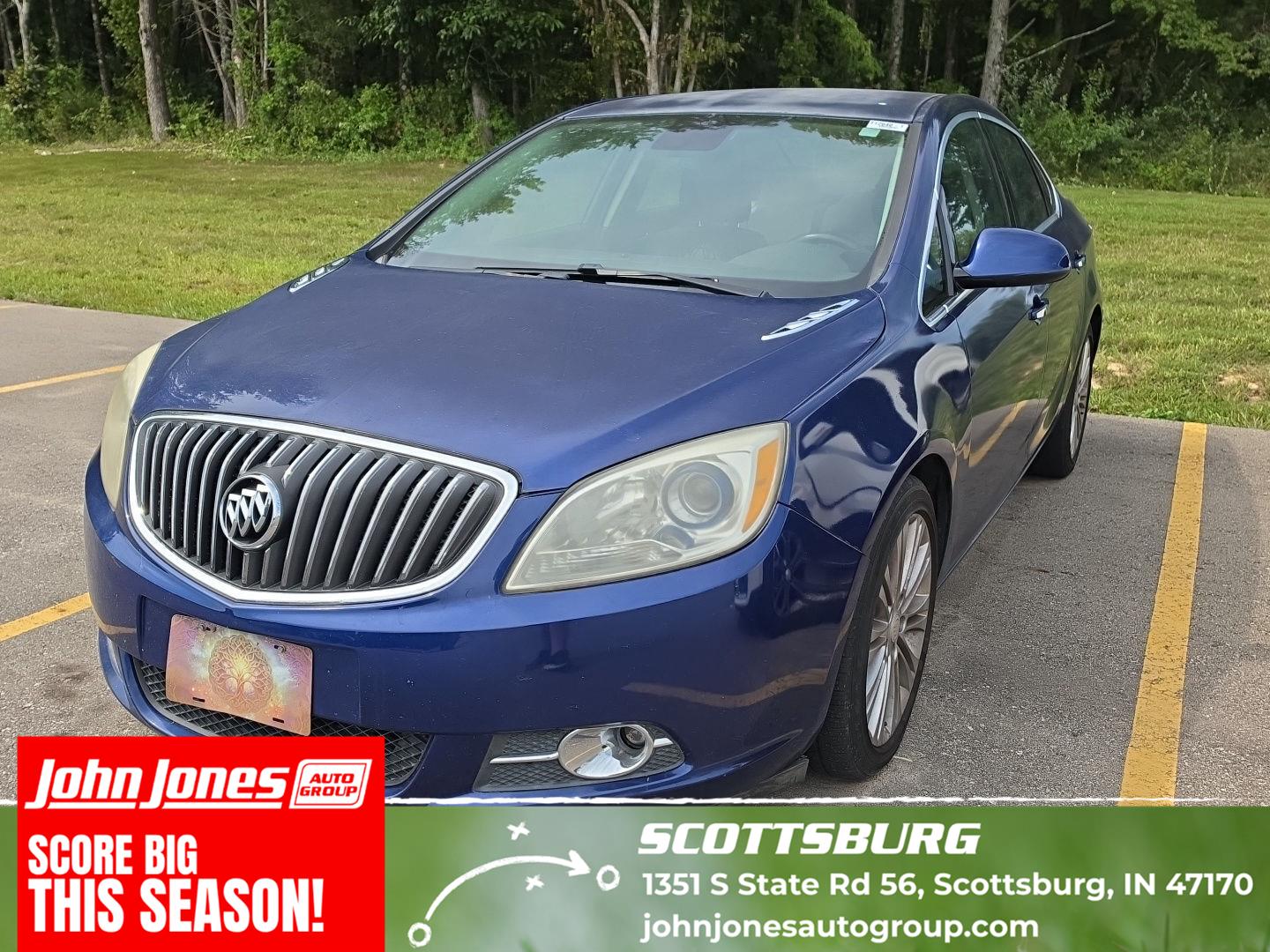 Luxo Blue Metallic 2013 Buick Verano Sedan Front-Wheel Drive 6-Speed Automatic Overdrive