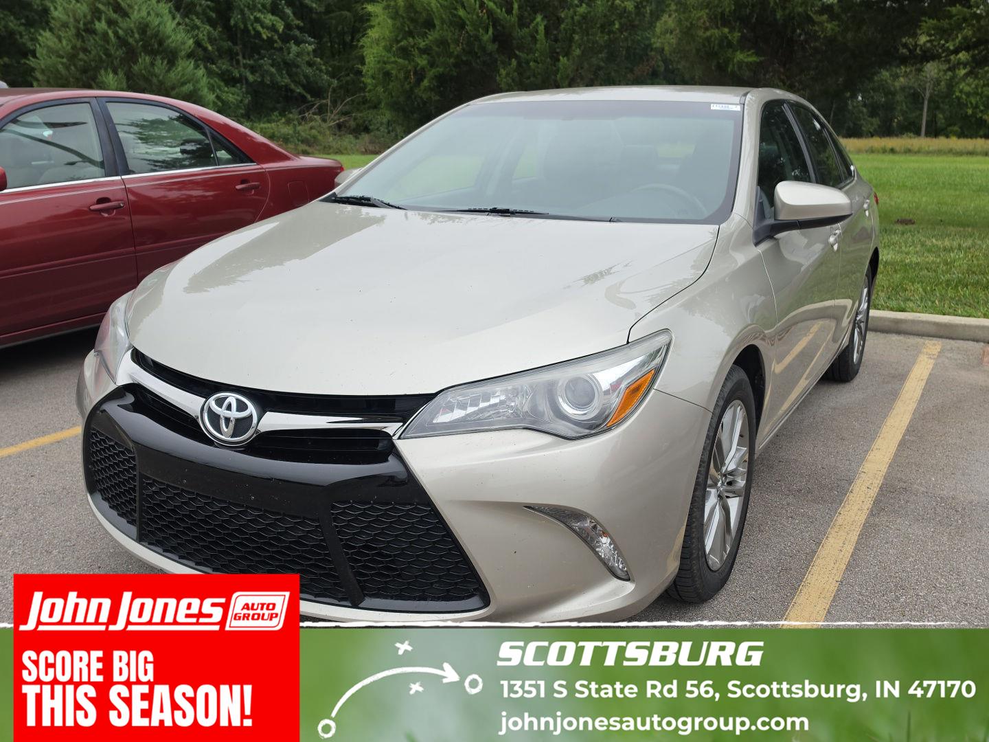 Creme Brulee Mica 2015 Toyota Camry Sedan Front-Wheel Drive Automatic