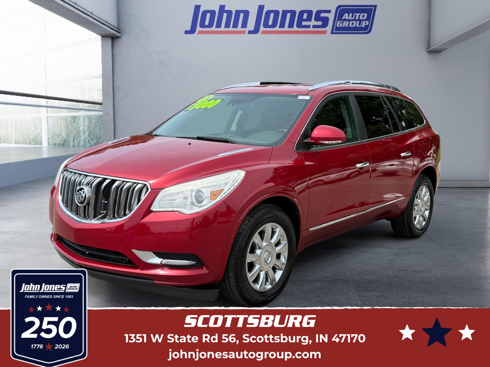 Red 2014 Buick Enclave Premium AWD SUV / Crossover All-Wheel Drive 