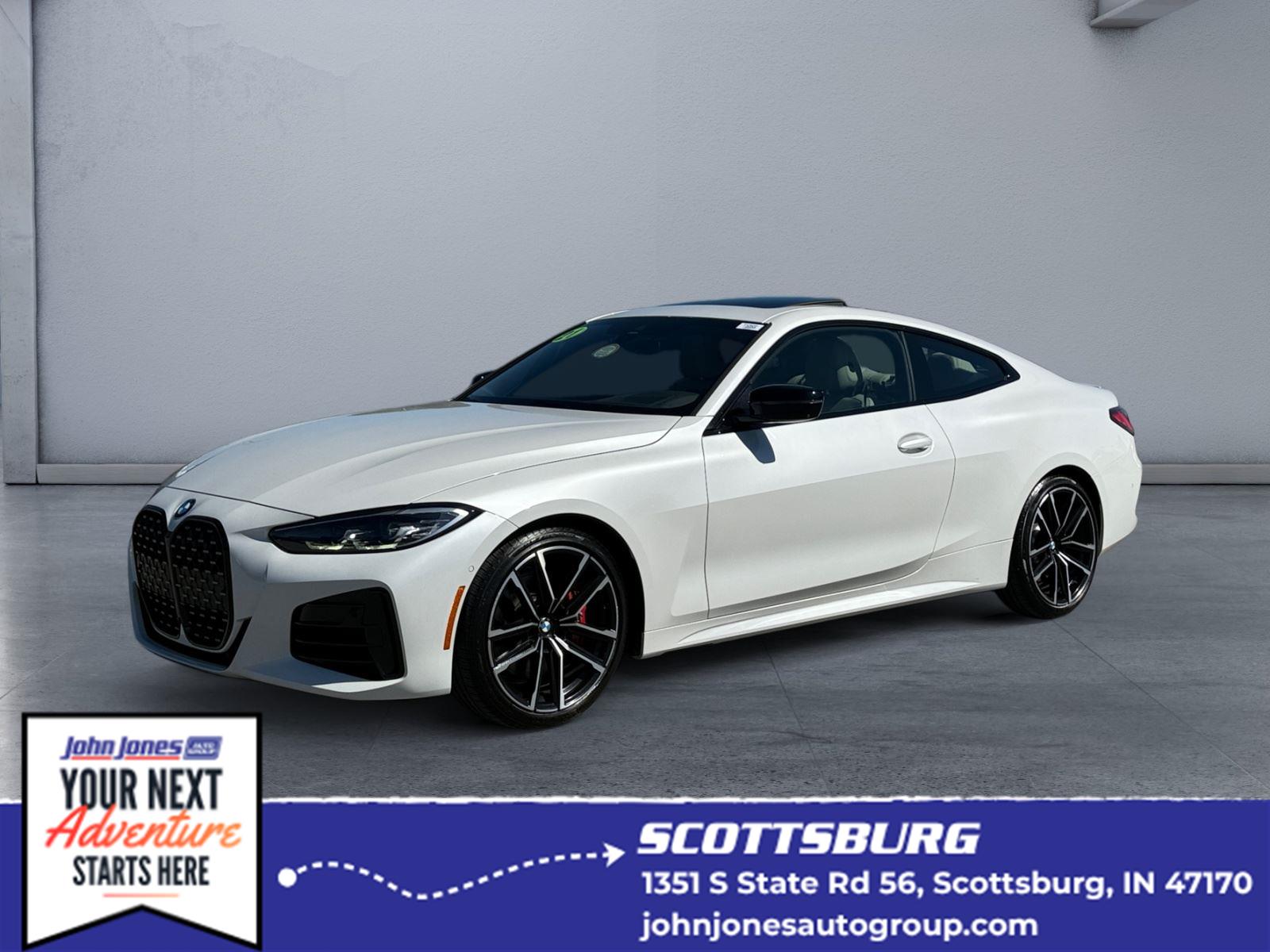 Mineral White Metallic 2021 BMW 4 Series Coupe All-Wheel Drive Automatic