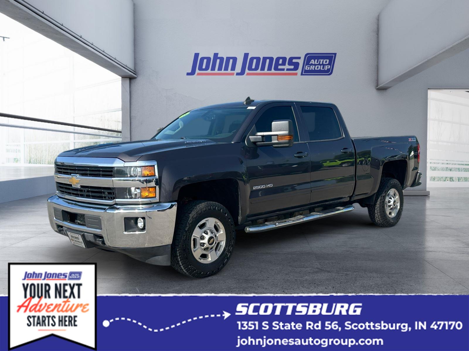 Gray (Tungsten Metallic) 2016 Chevrolet Silverado 2500HD Pickup Truck Four-Wheel Drive 6-Speed Automatic