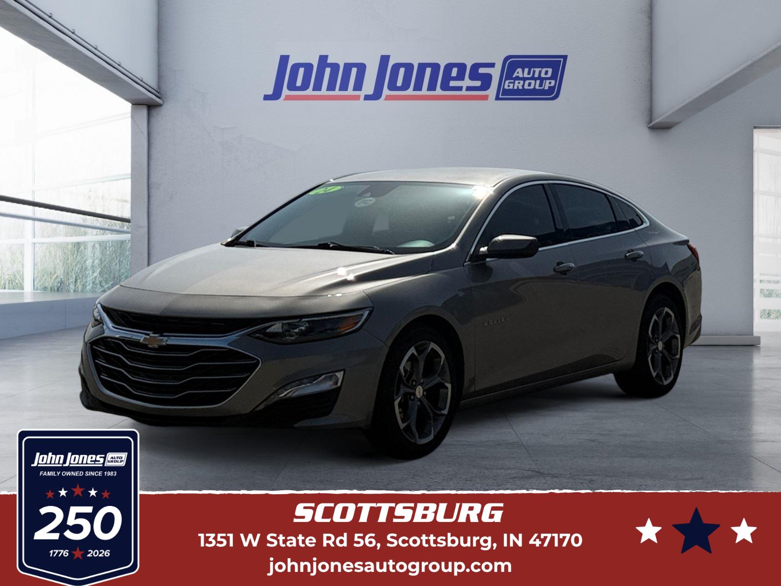 Mineral Gray Metallic 2024 Chevrolet Malibu Sedan Front-Wheel Drive Continuously Variable Transmission