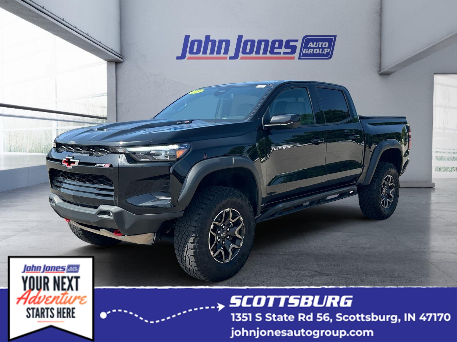 Black 2023 Chevrolet Colorado Pickup Truck Four-Wheel Drive 8-Speed Automatic