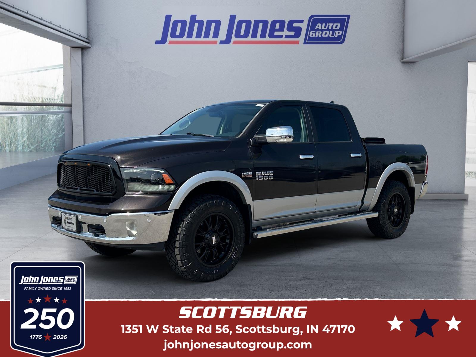 Luxury Brown Pearlcoat 2017 RAM 1500 Pickup Truck Four-Wheel Drive 8-Speed Automatic
