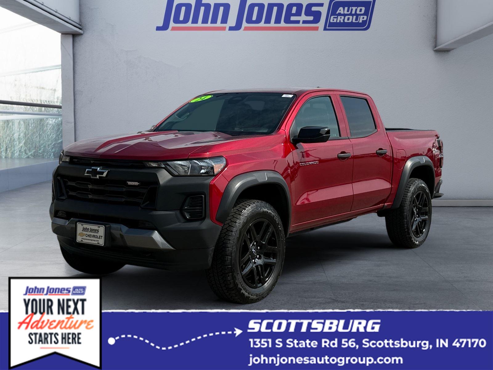 Radiant Red Tintcoat 2024 Chevrolet Colorado Pickup Truck Four-Wheel Drive 8-Speed Automatic