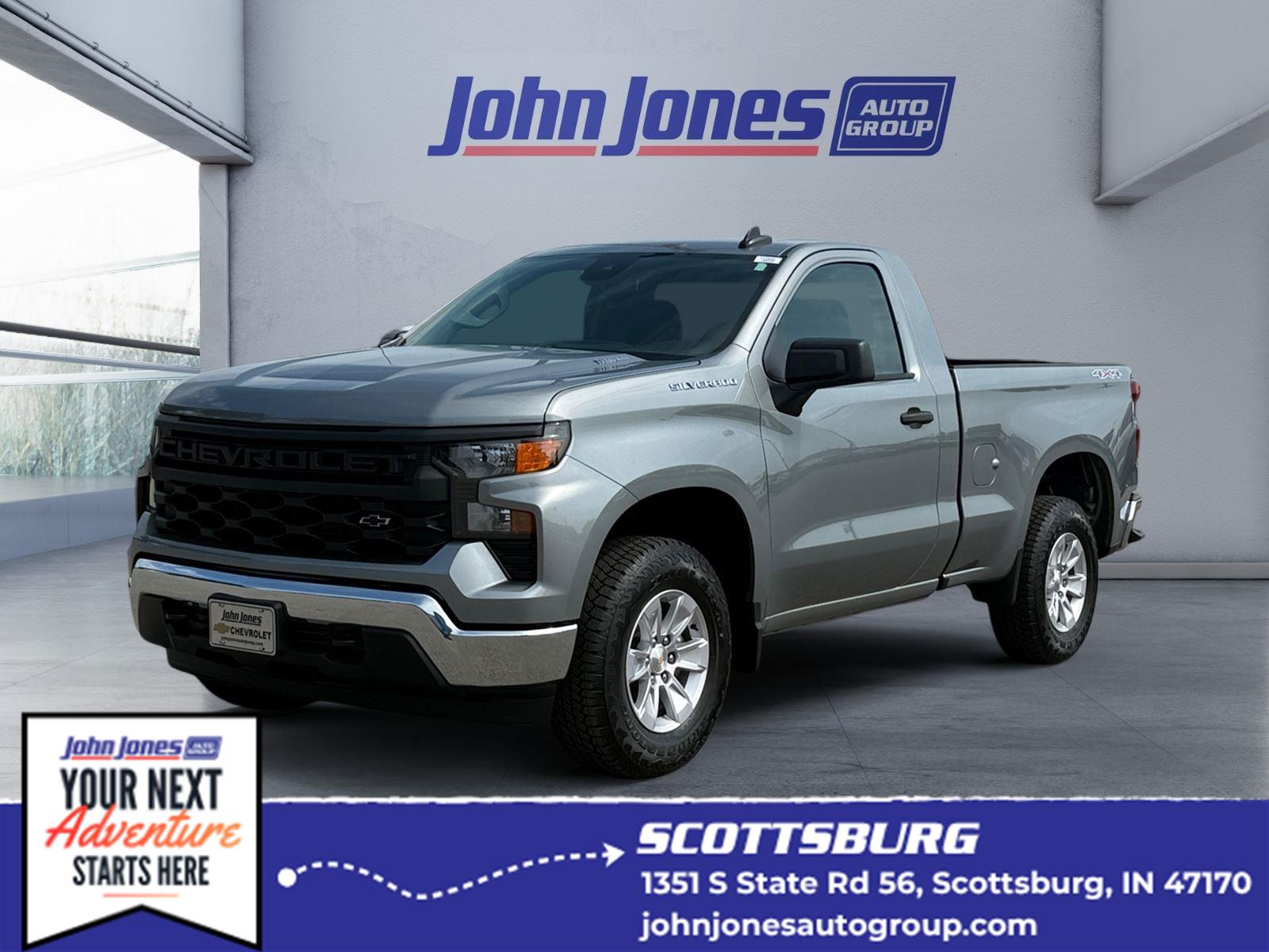 Sterling Gray Metallic 2026 Chevrolet Silverado 1500 Pickup Truck Four-Wheel Drive 8-Speed Automatic
