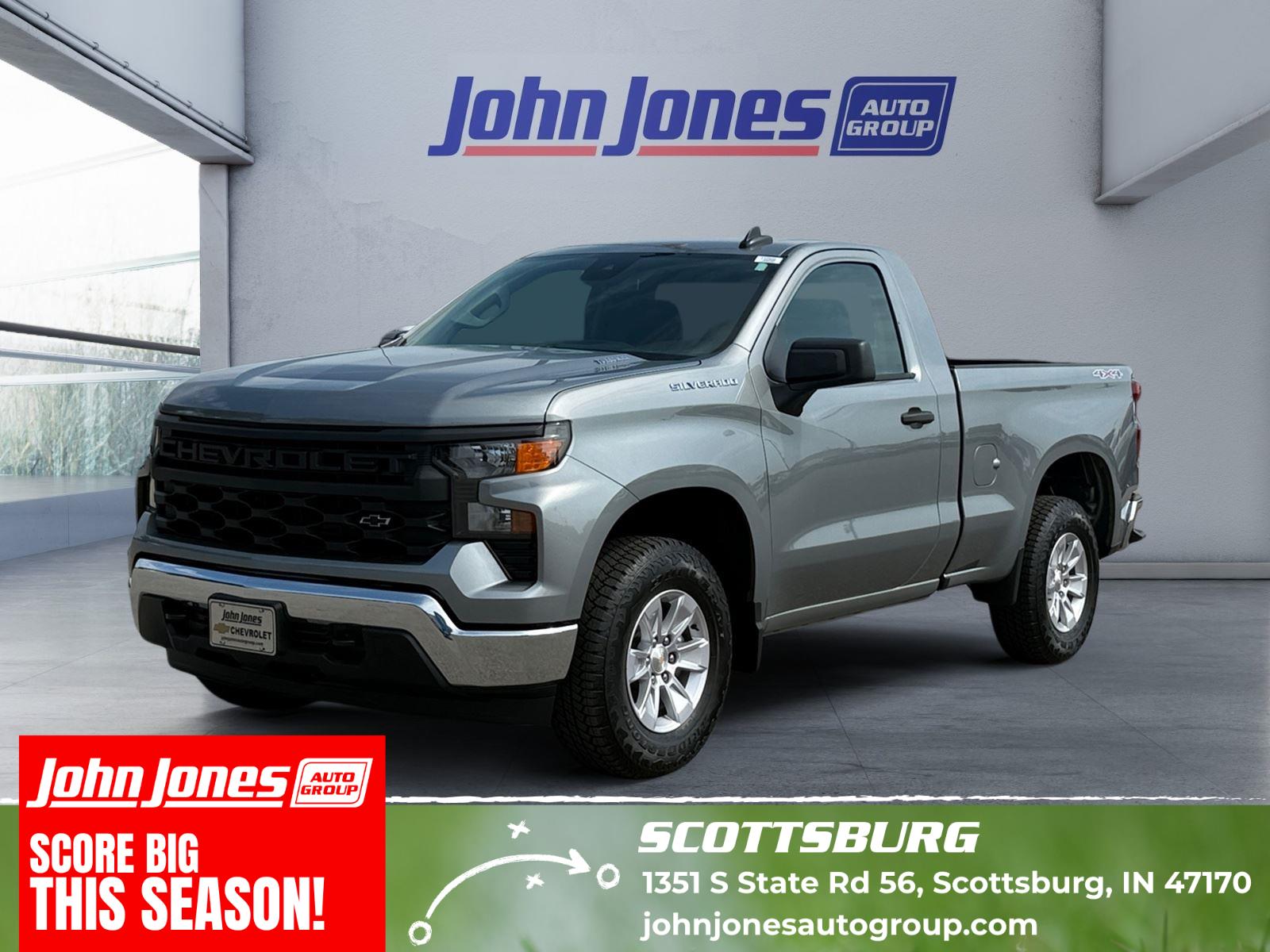 Sterling Gray Metallic 2026 Chevrolet Silverado 1500 Pickup Truck Four-Wheel Drive 8-Speed Automatic