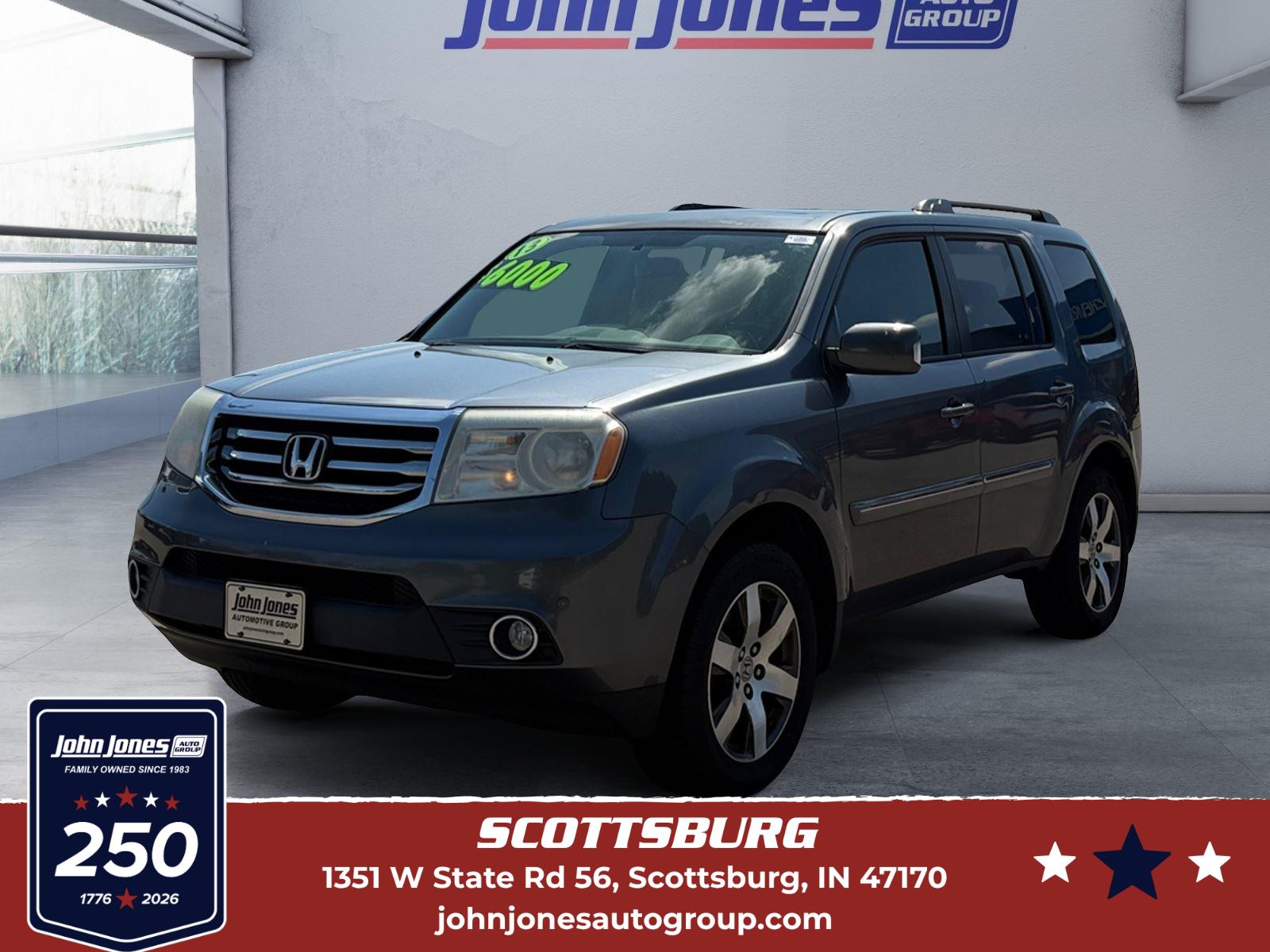 Polished Metal Metallic 2013 Honda Pilot SUV / Crossover Front-Wheel Drive Automatic