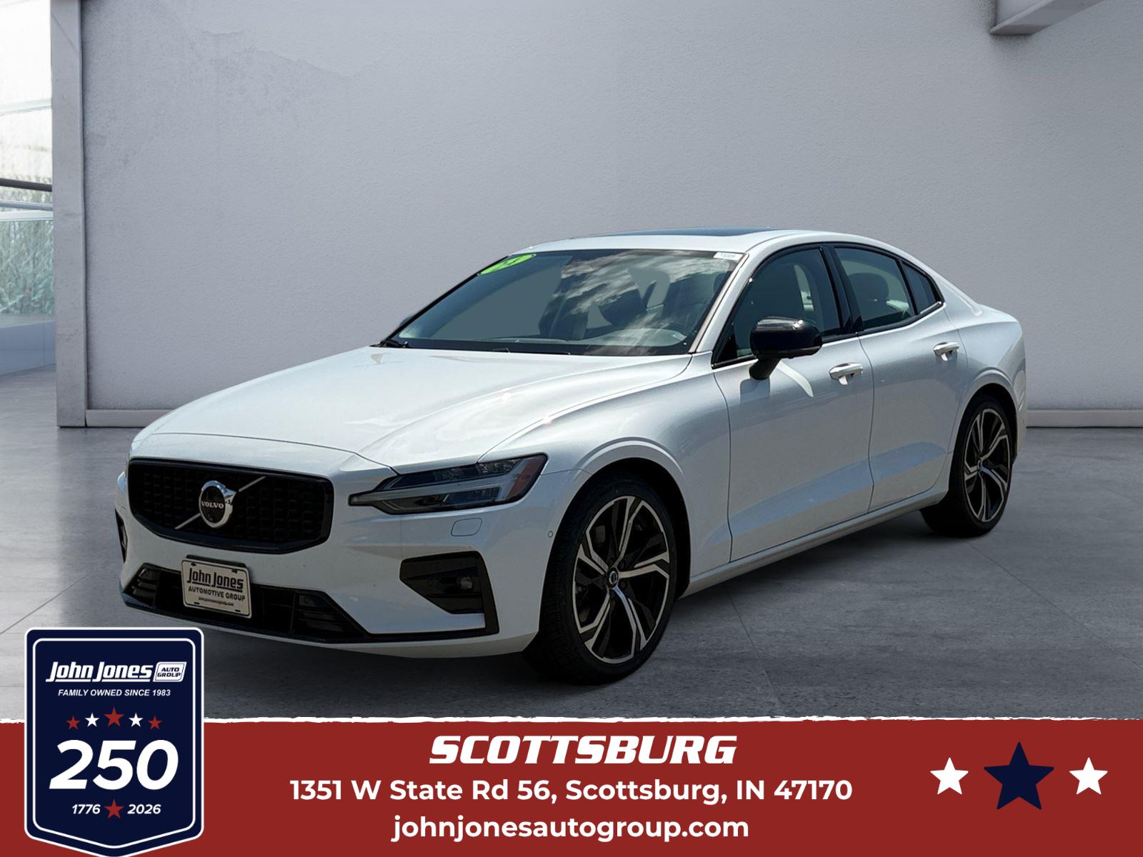 Crystal White Metallic 2024 Volvo S60 Sedan All-Wheel Drive Automatic