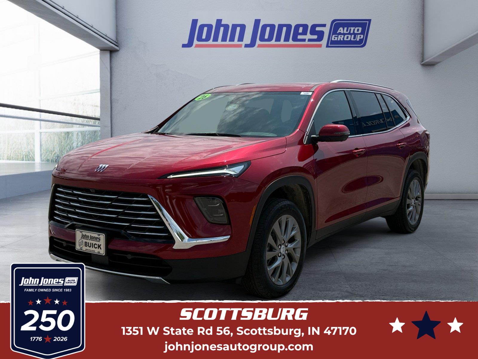 Cherry Red Tintcoat 2026 Buick Enclave SUV / Crossover Front-Wheel Drive 8-Speed Automatic