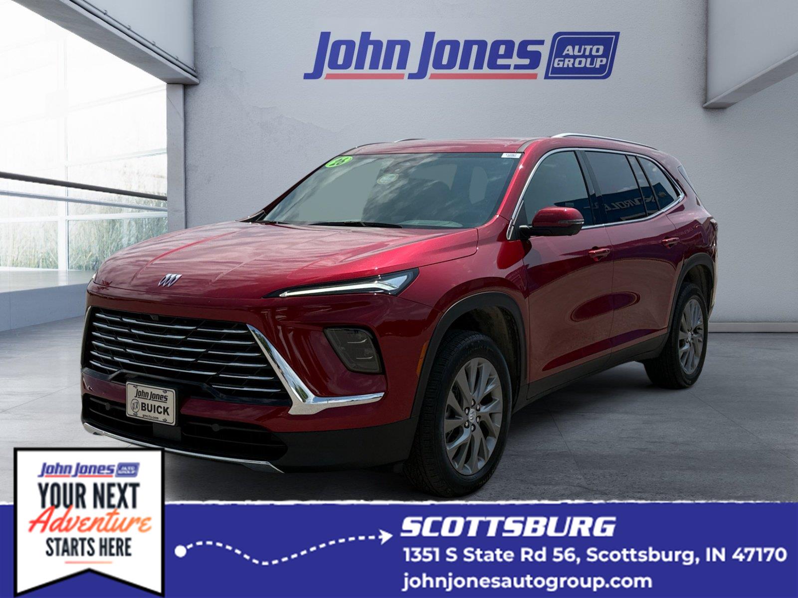 Cherry Red Tintcoat 2026 Buick Enclave SUV / Crossover Front-Wheel Drive 8-Speed Automatic