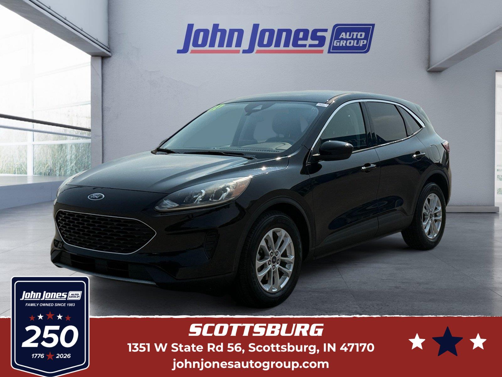 Agate Black 2021 Ford Escape SUV / Crossover Front-Wheel Drive 8-Speed Automatic