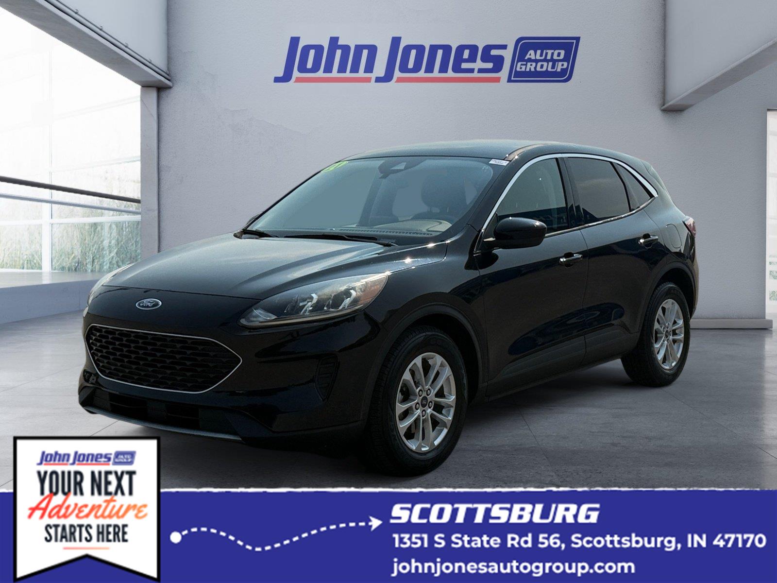 Agate Black 2021 Ford Escape SUV / Crossover Front-Wheel Drive 8-Speed Automatic