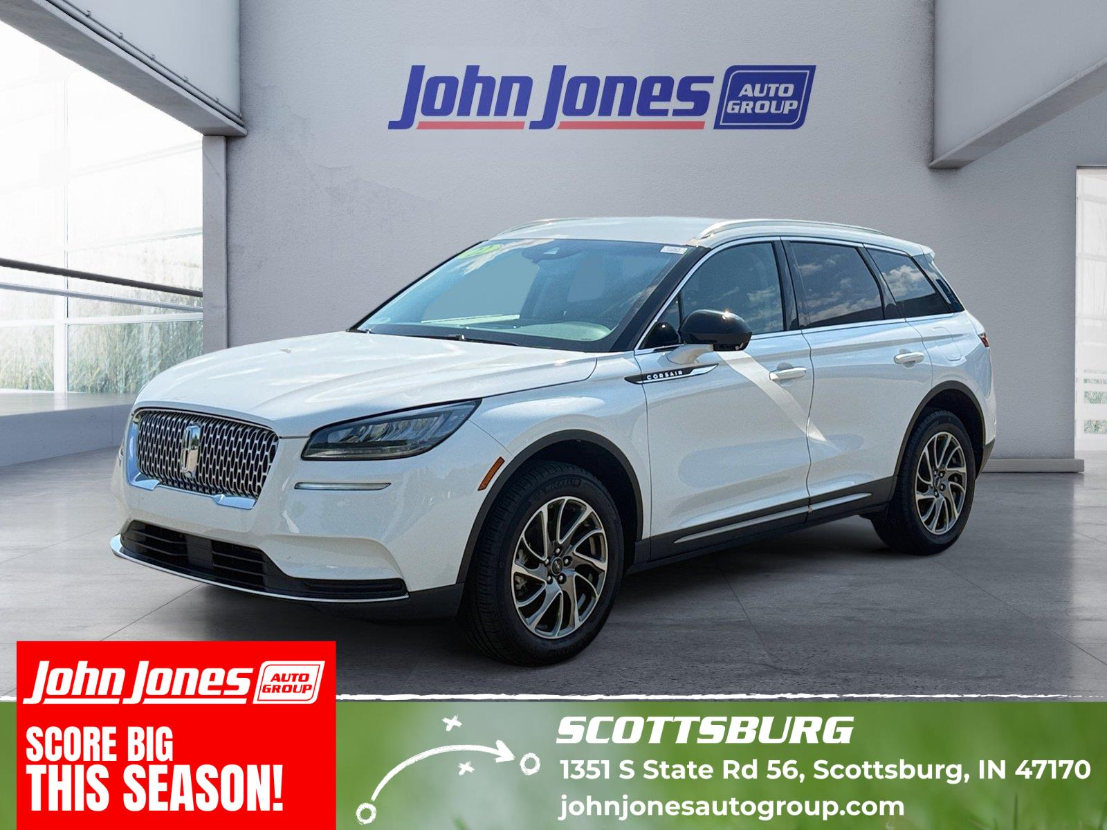 Pristine White 2022 Lincoln Corsair SUV / Crossover All-Wheel Drive 8-Speed Automatic
