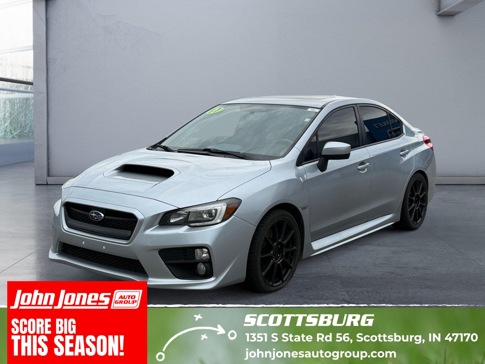 Ice Silver Metallic 2017 Subaru WRX Sedan All-Wheel Drive Manual