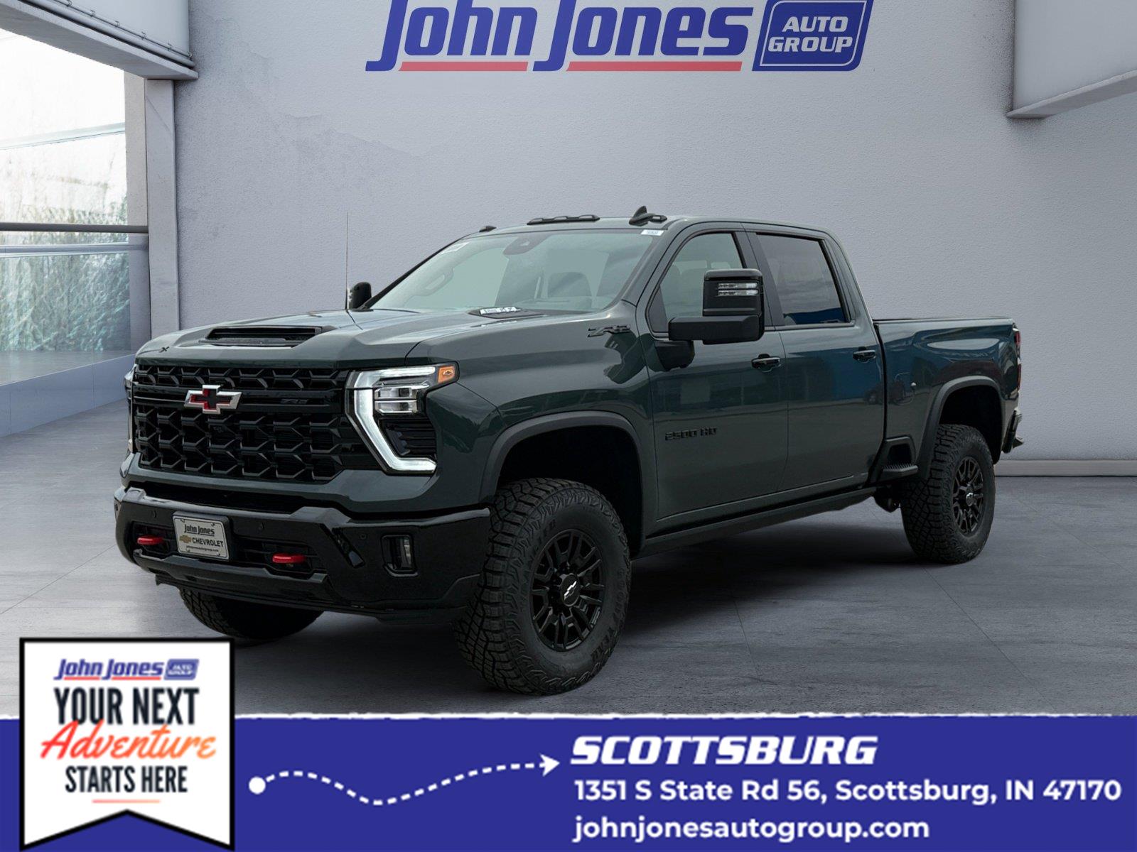 Cypress Gray 2026 Chevrolet Silverado 2500HD Pickup Truck Four-Wheel Drive Automatic