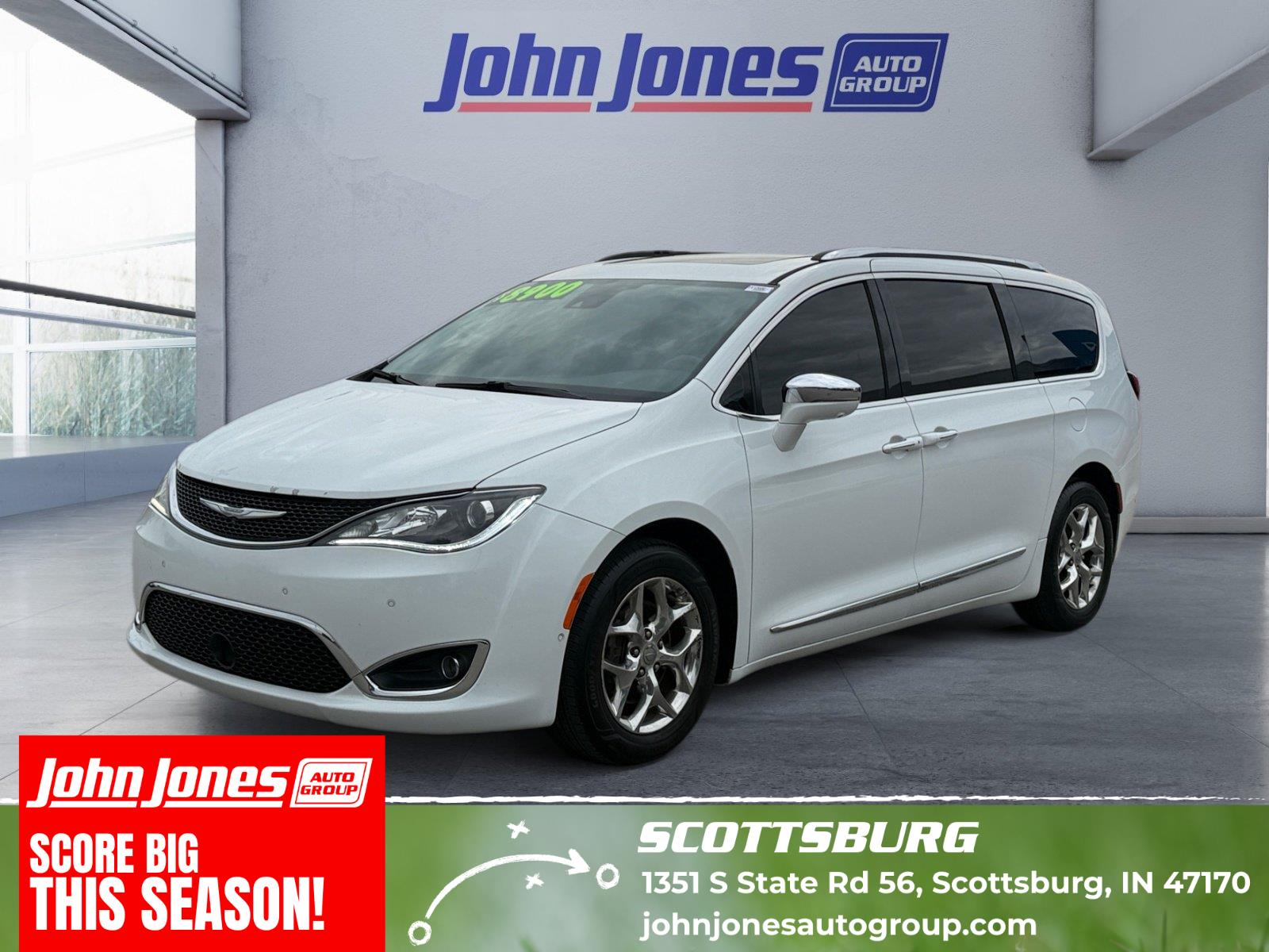 Bright White Clearcoat 2017 Chrysler Pacifica Minivan Front-Wheel Drive 9-Speed Automatic
