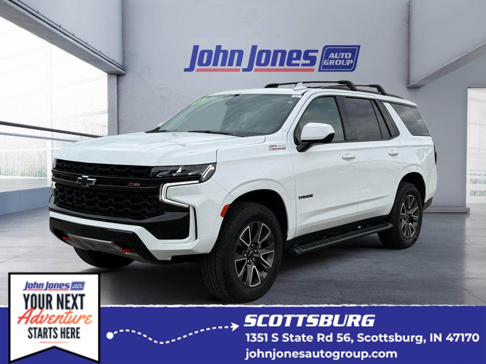 Summit White 2023 Chevrolet Tahoe SUV / Crossover Four-Wheel Drive Automatic