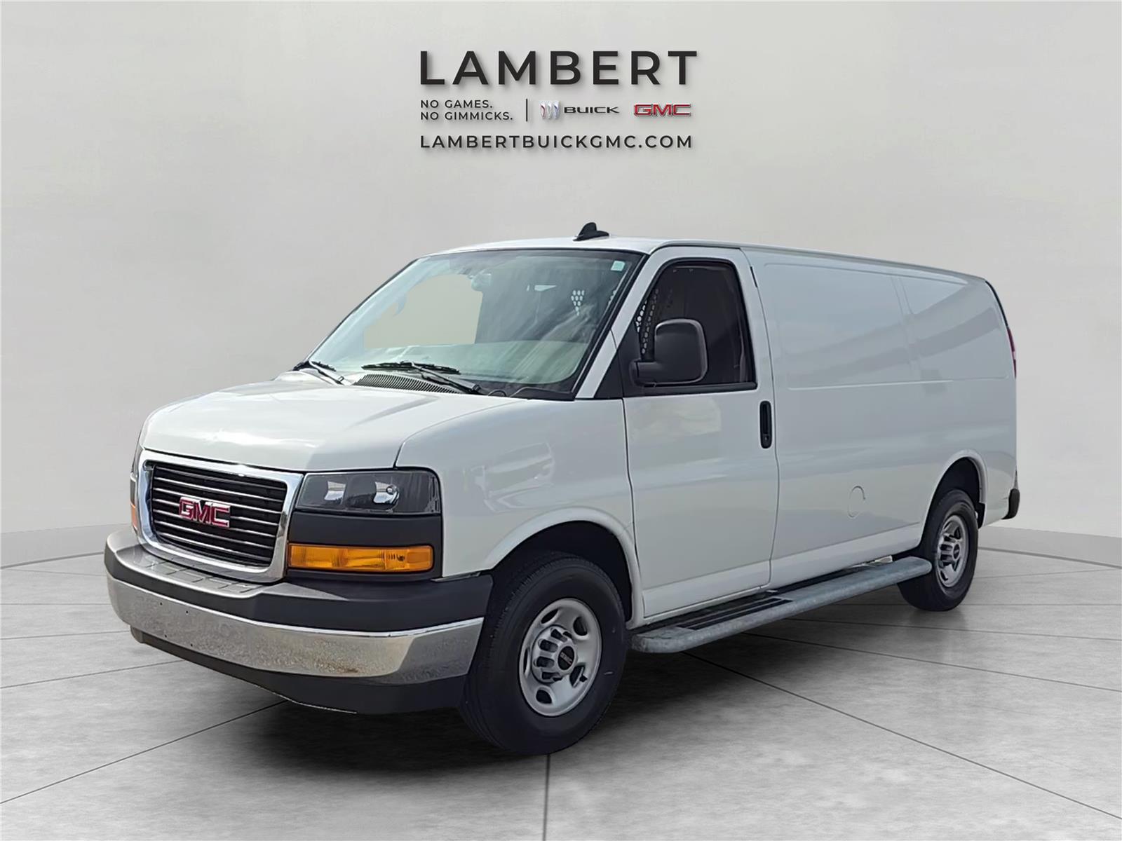 Summit White 2024 GMC Savana Cargo 2500 RWD Van Rear-Wheel Drive 8-Speed Automatic