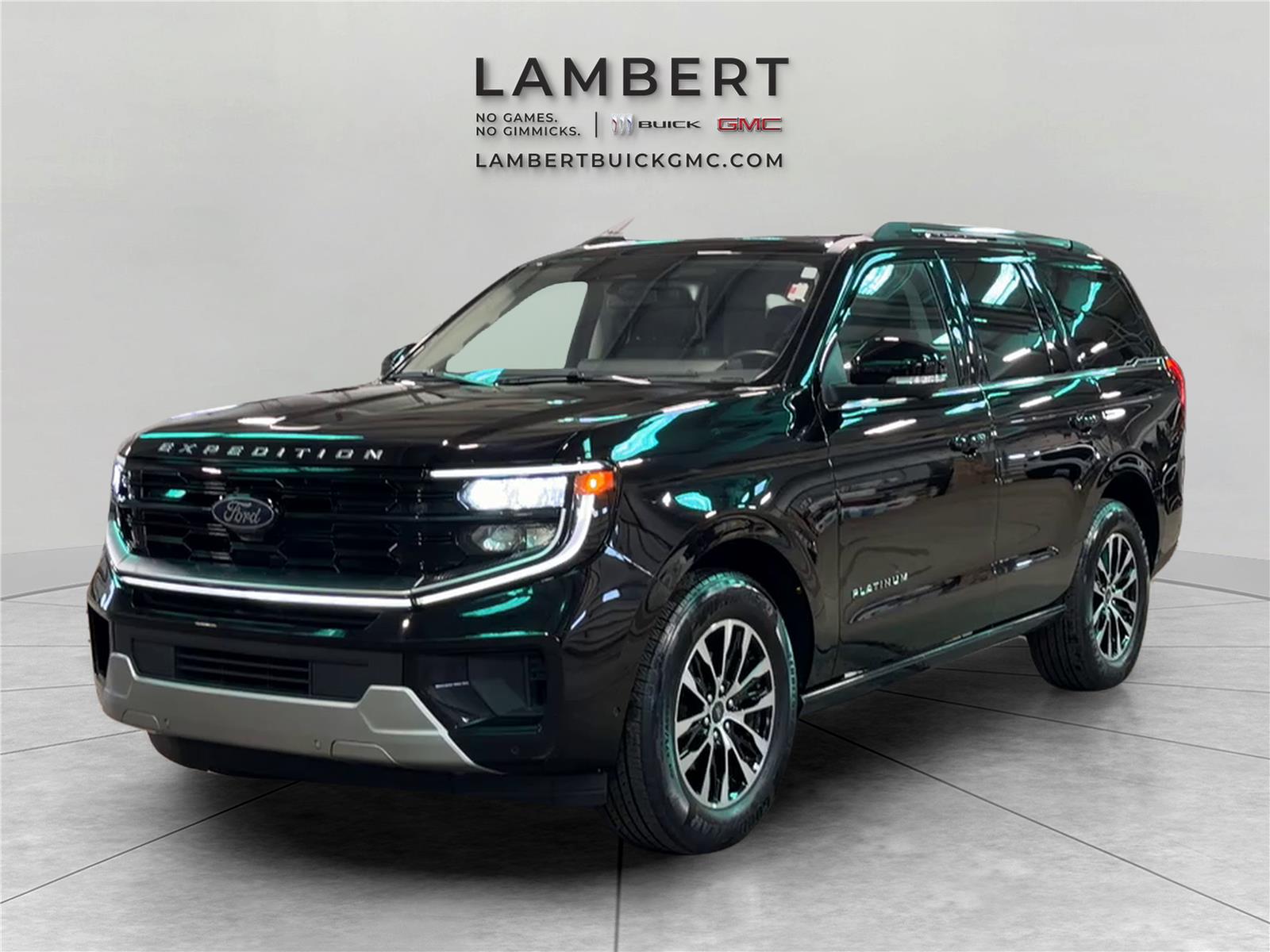 Agate Black 2025 Ford Expedition Platinum 4WD SUV / Crossover Four-Wheel Drive Automatic