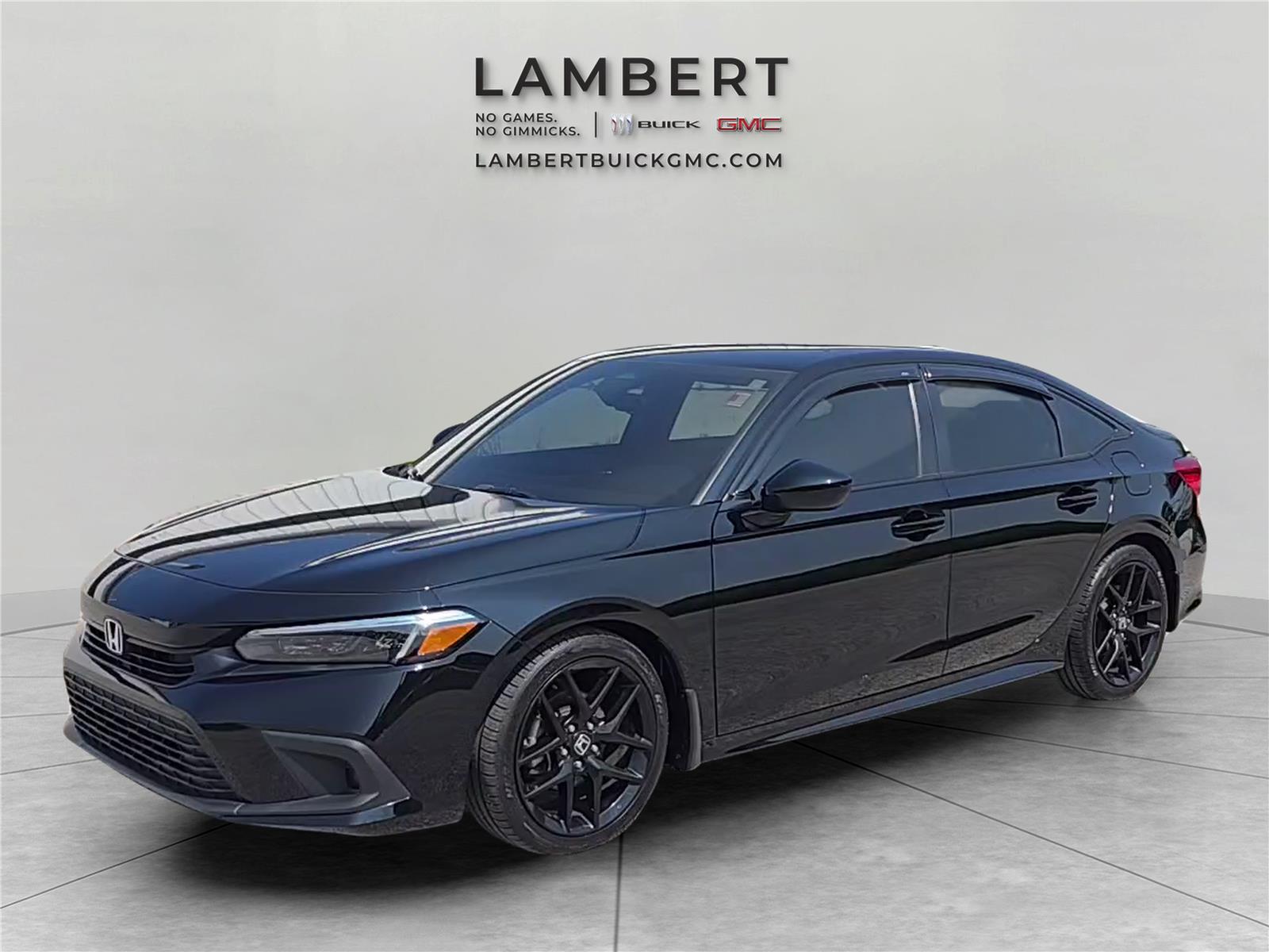 Crystal Black Pearl 2022 Honda Civic Sedan Front-Wheel Drive 7-Speed CVT
