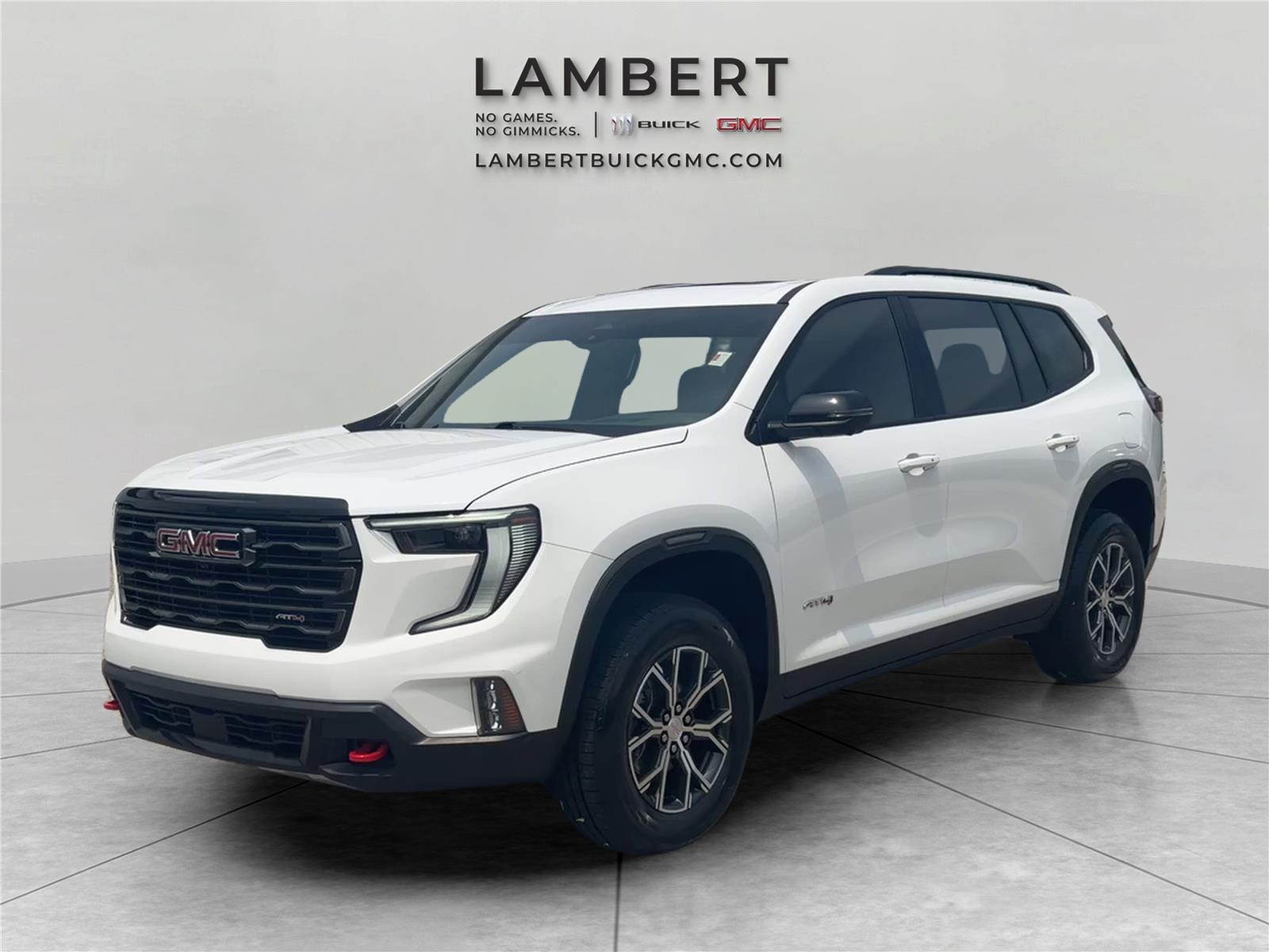 Summit White 2025 GMC Acadia SUV / Crossover Four-Wheel Drive 8-Speed Automatic
