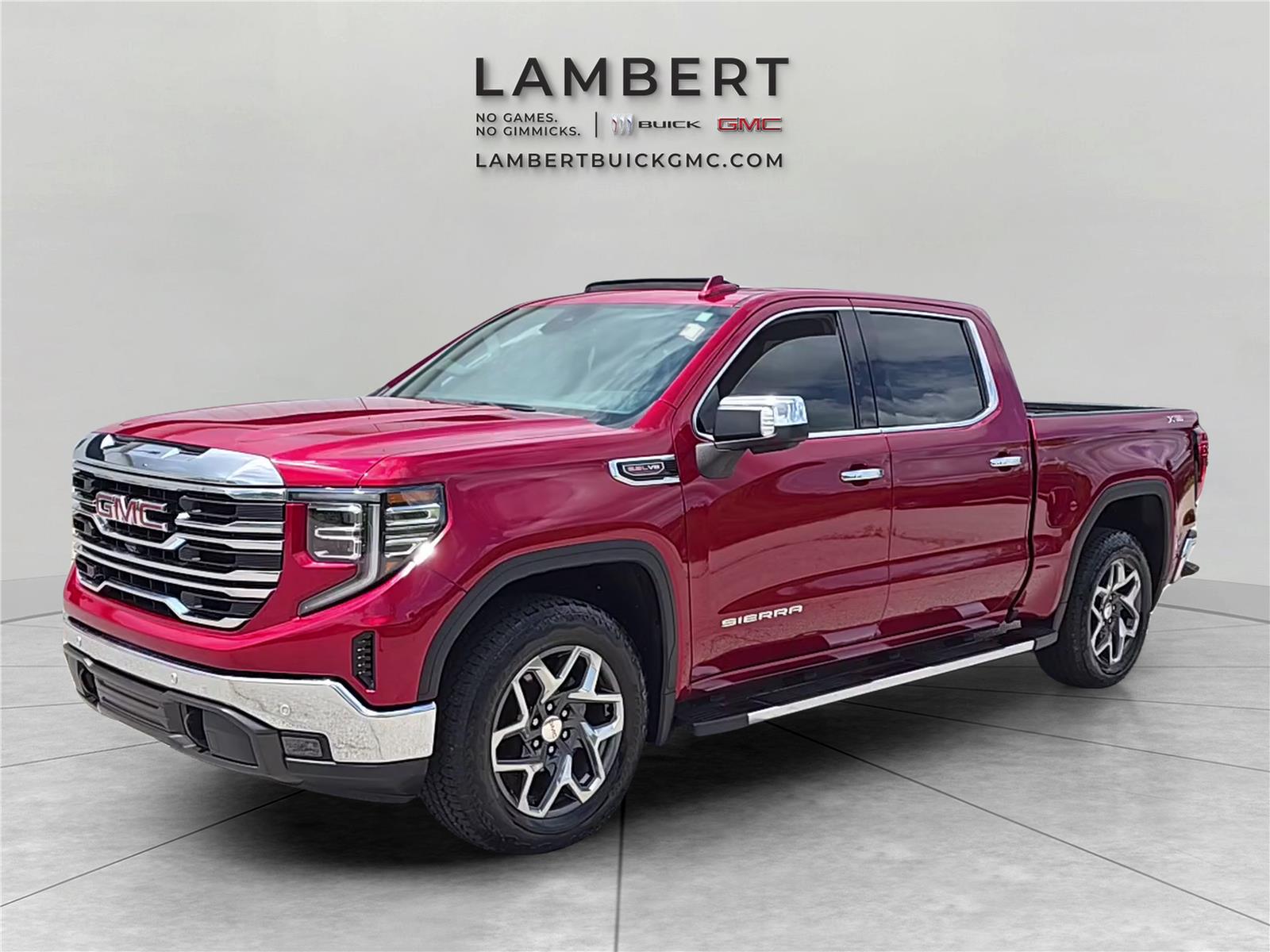 Volcanic Red Tintcoat 2023 GMC Sierra 1500 Pickup Truck Four-Wheel Drive Automatic