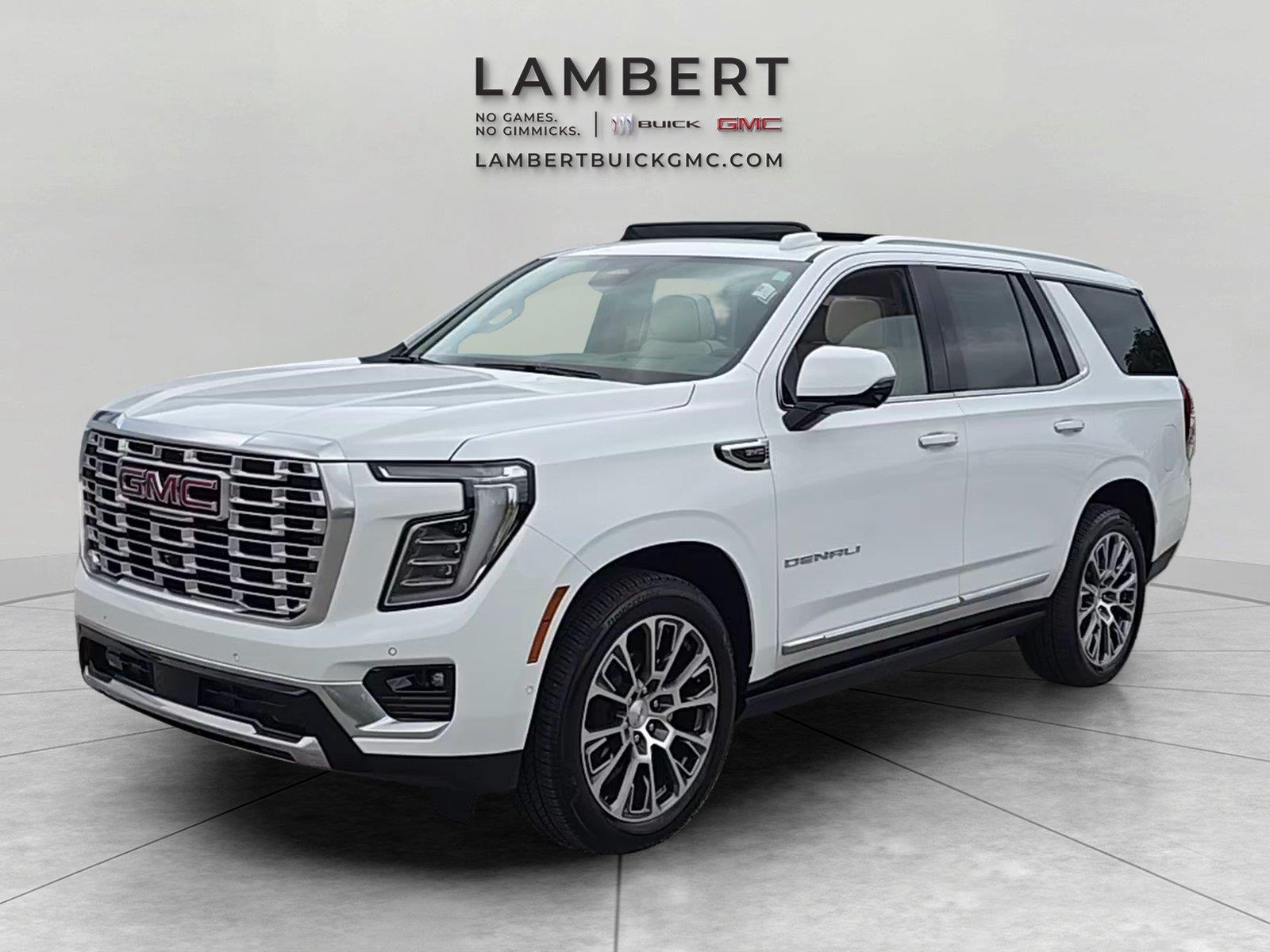 Summit White 2025 GMC Yukon SUV / Crossover Four-Wheel Drive Automatic
