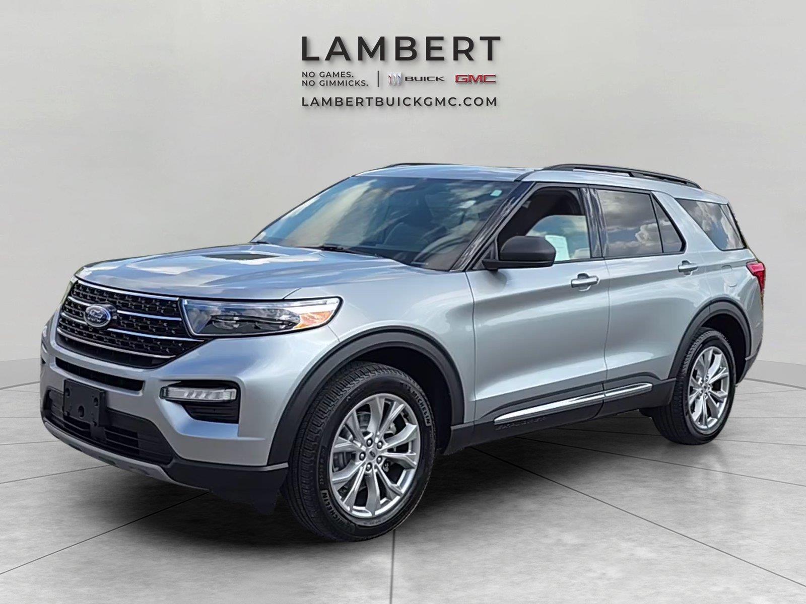 Iconic Silver Metallic 2020 Ford Explorer SUV / Crossover All-Wheel Drive Automatic