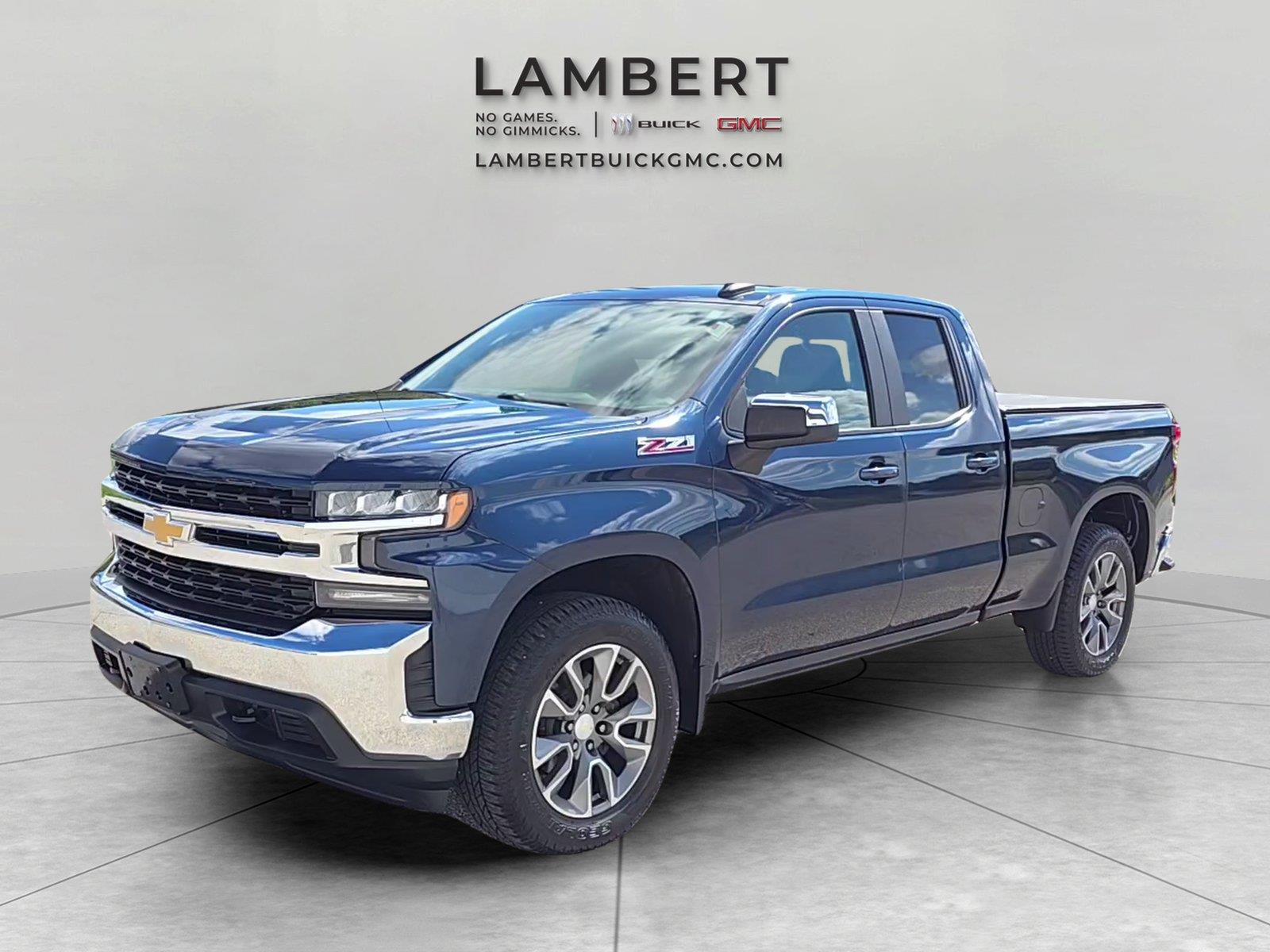 Northsky Blue Metallic 2020 Chevrolet Silverado 1500 Pickup Truck Four-Wheel Drive 8-Speed Automatic