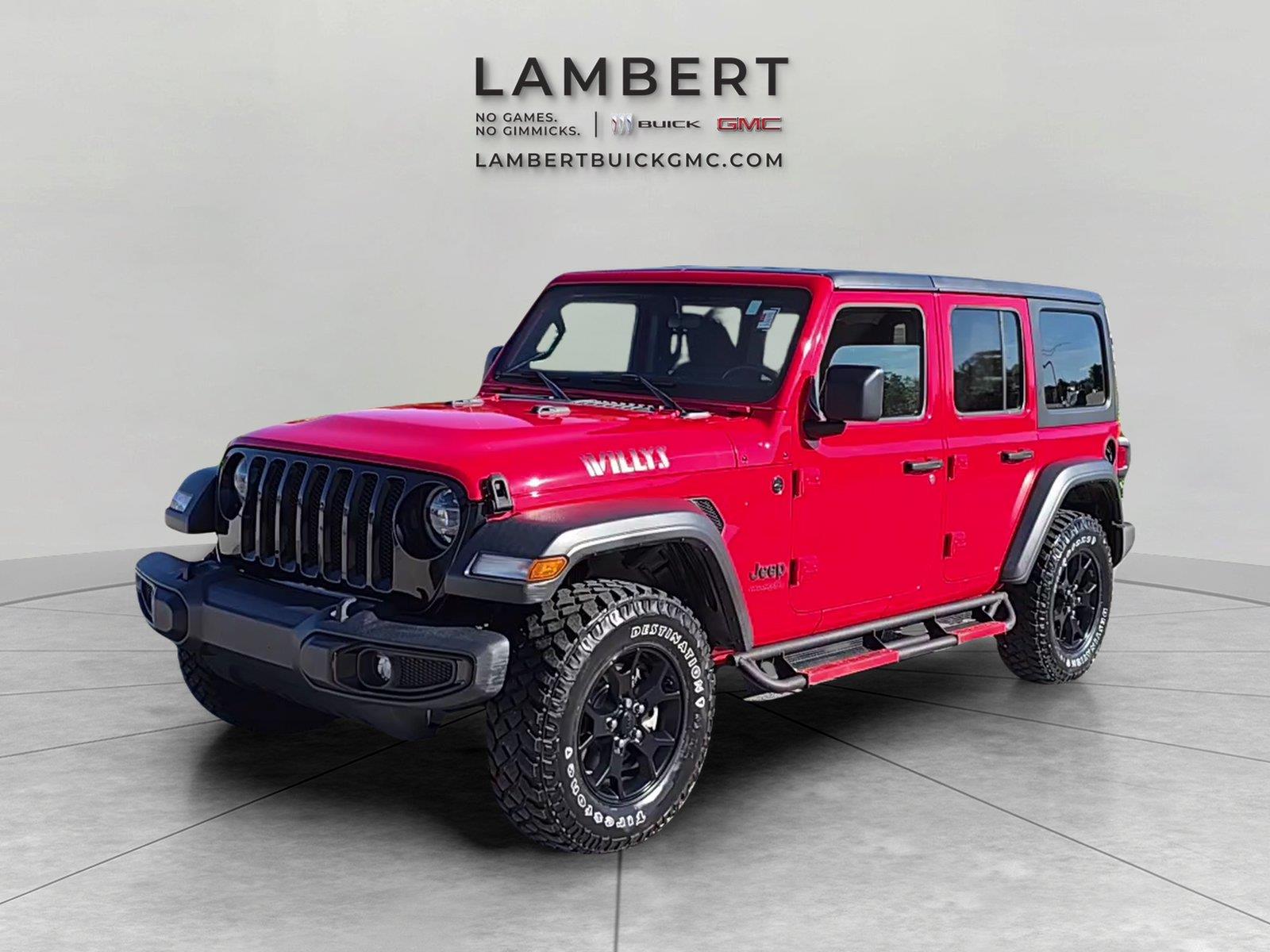 Firecracker Red Clearcoat 2021 Jeep Wrangler SUV / Crossover Four-Wheel Drive 8-Speed Automatic