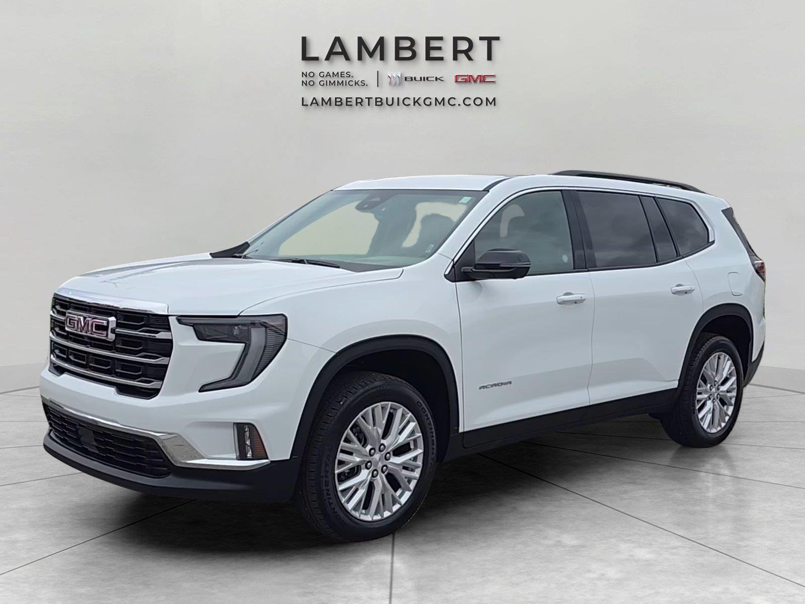 Summit White 2026 GMC Acadia SUV / Crossover Front-Wheel Drive 8-Speed Automatic