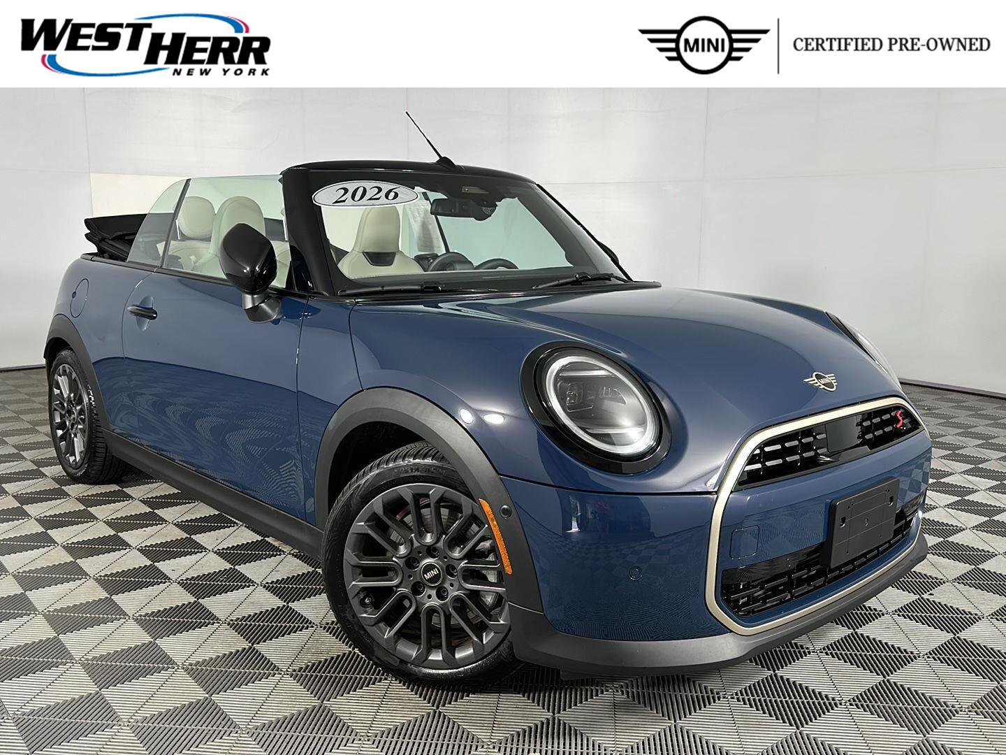 Certified Pre-Owned 2026 MINI Cooper S Signature Plus Convertible