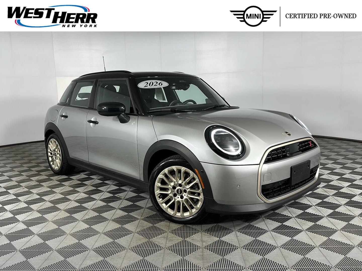Melting Silver III Metallic 2026 MINI Cooper Hatchback Front-Wheel Drive 7-Speed Dual Clutch