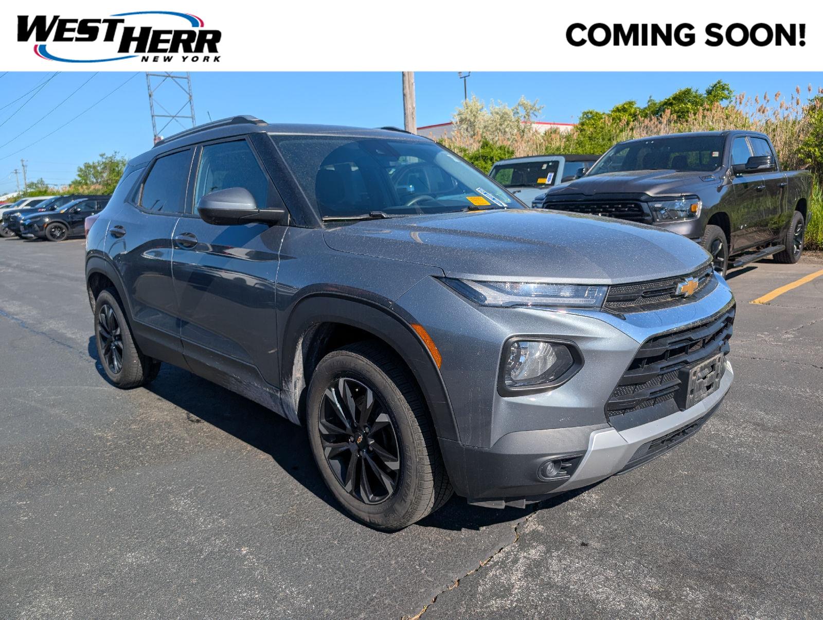Gray (Satin Steel Metallic) 2022 Chevrolet Trailblazer SUV / Crossover Four-Wheel Drive 9-Speed Automatic