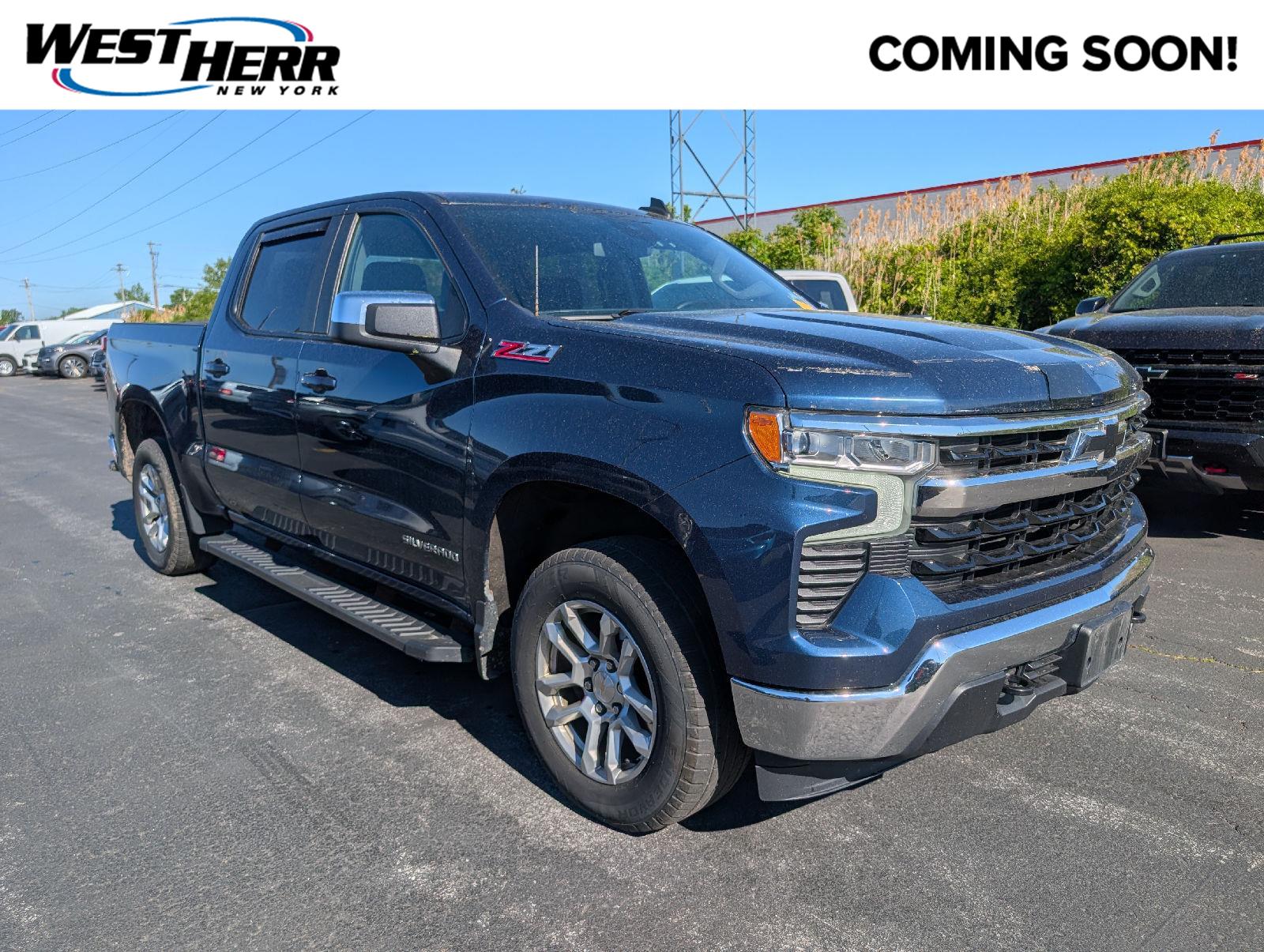 Northsky Blue Metallic 2023 Chevrolet Silverado 1500 Pickup Truck Four-Wheel Drive Automatic