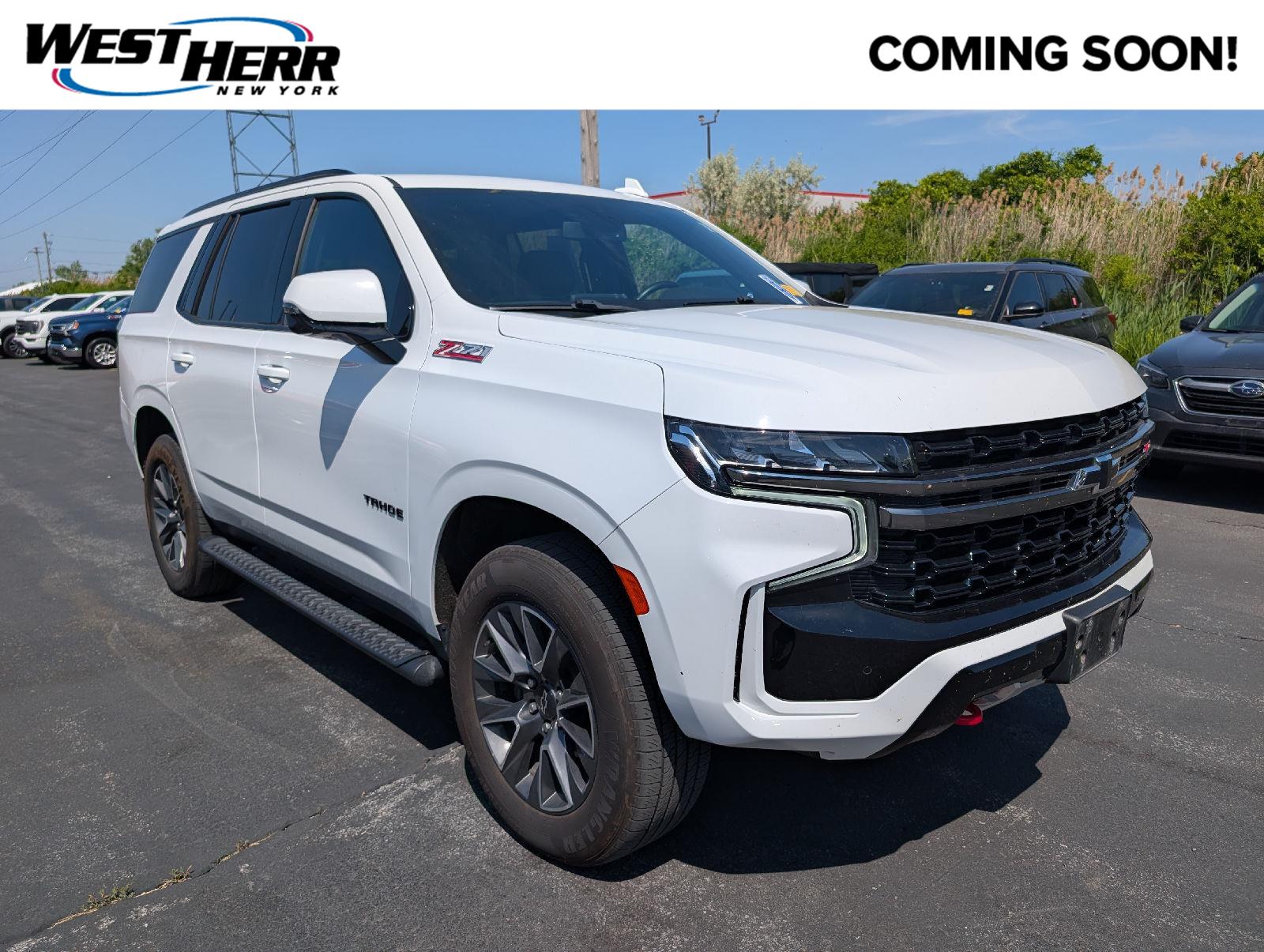 Summit White 2022 Chevrolet Tahoe SUV / Crossover Four-Wheel Drive Automatic