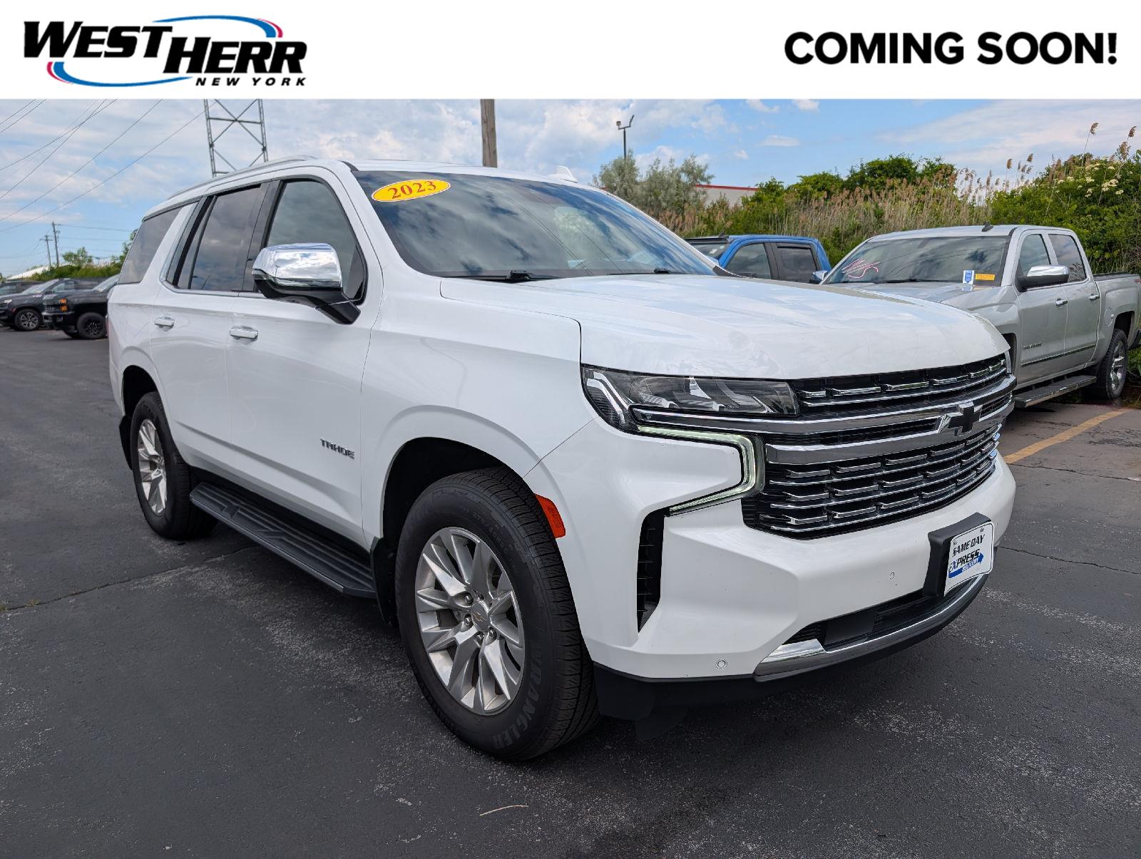 Summit White 2023 Chevrolet Tahoe SUV / Crossover Four-Wheel Drive Automatic