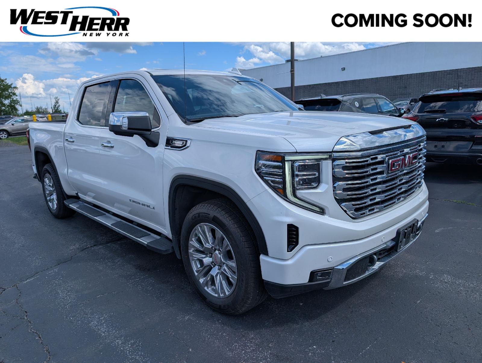 White Frost Tricoat 2024 GMC Sierra 1500 Pickup Truck Four-Wheel Drive Automatic