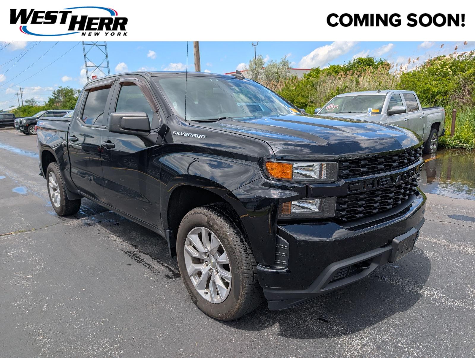 Black 2019 Chevrolet Silverado 1500 Pickup Truck Four-Wheel Drive 6-Speed Automatic
