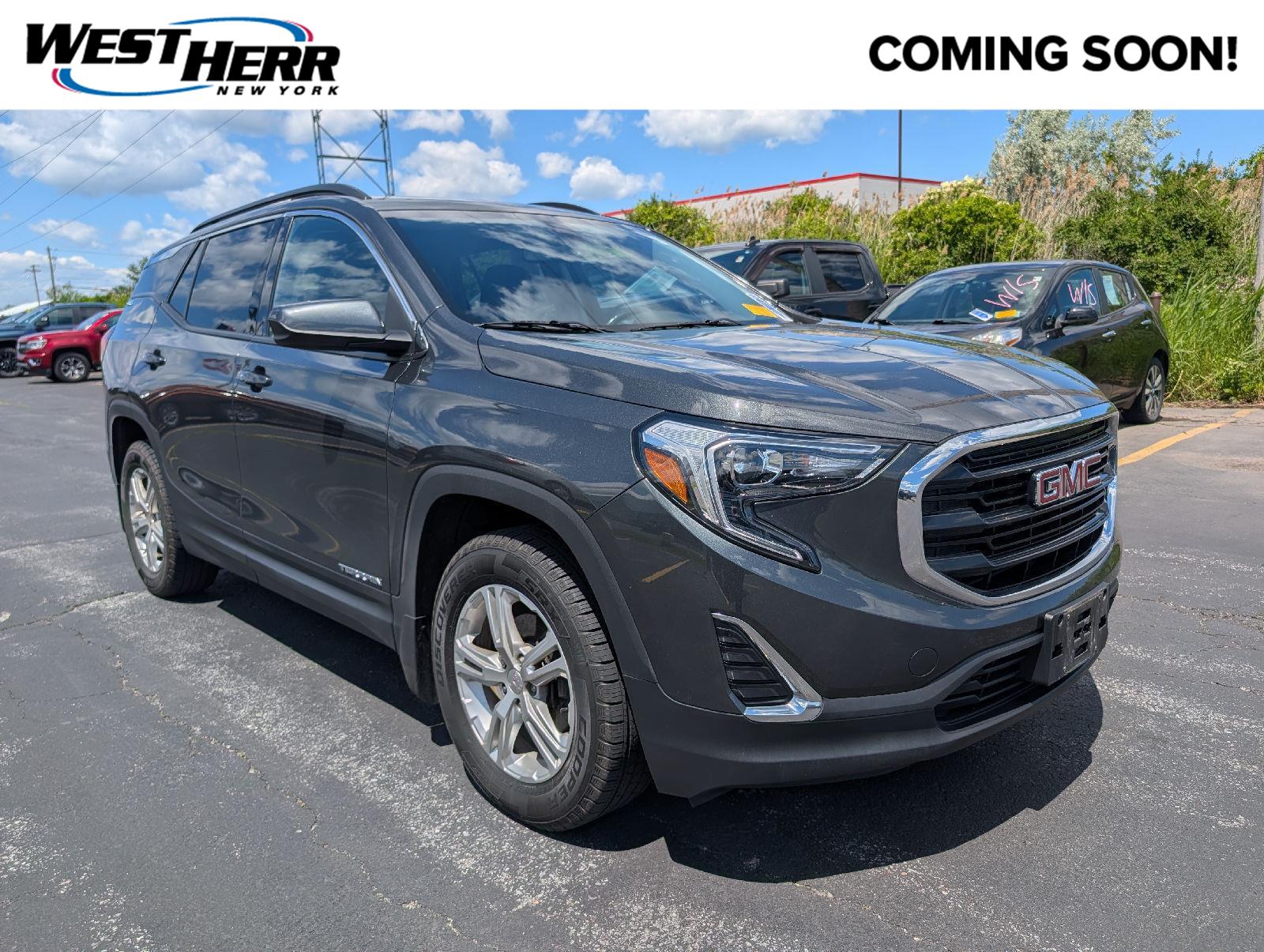 Graphite Gray Metallic 2018 GMC Terrain SUV / Crossover Four-Wheel Drive 9-Speed Automatic