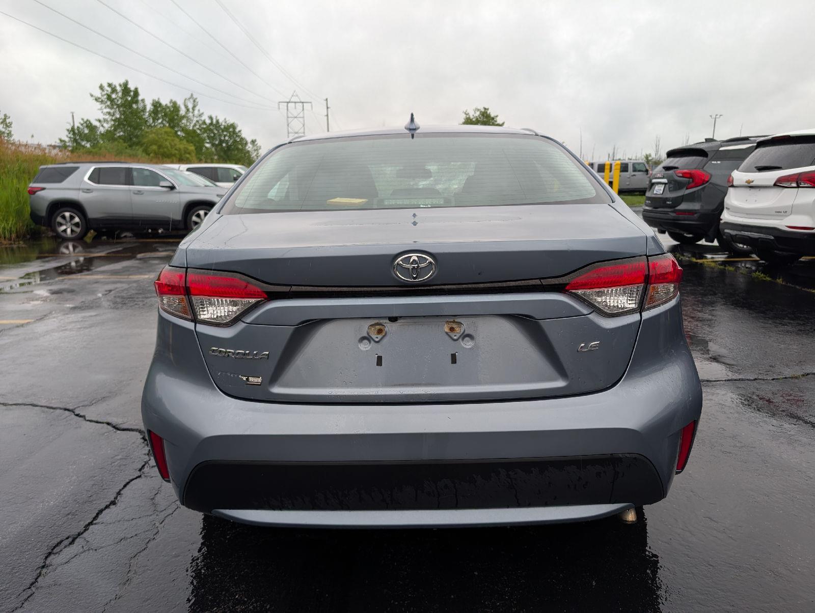 Used 2022 Celestite Gray Metallic Toyota LE image 8