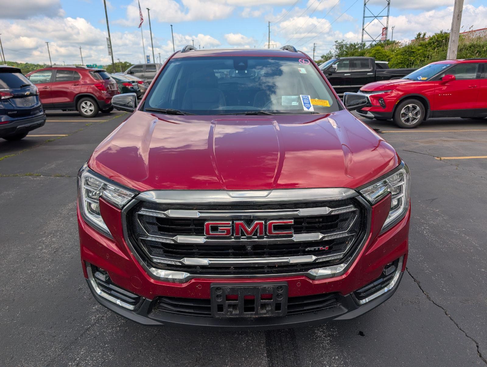 Used 2024 Volcanic Red Tintcoat GMC AT4 image 2