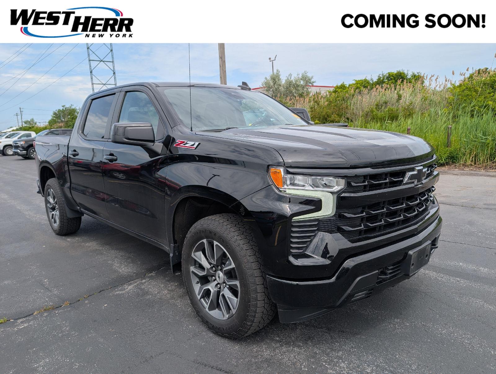 Black 2023 Chevrolet Silverado 1500 Pickup Truck Four-Wheel Drive Automatic