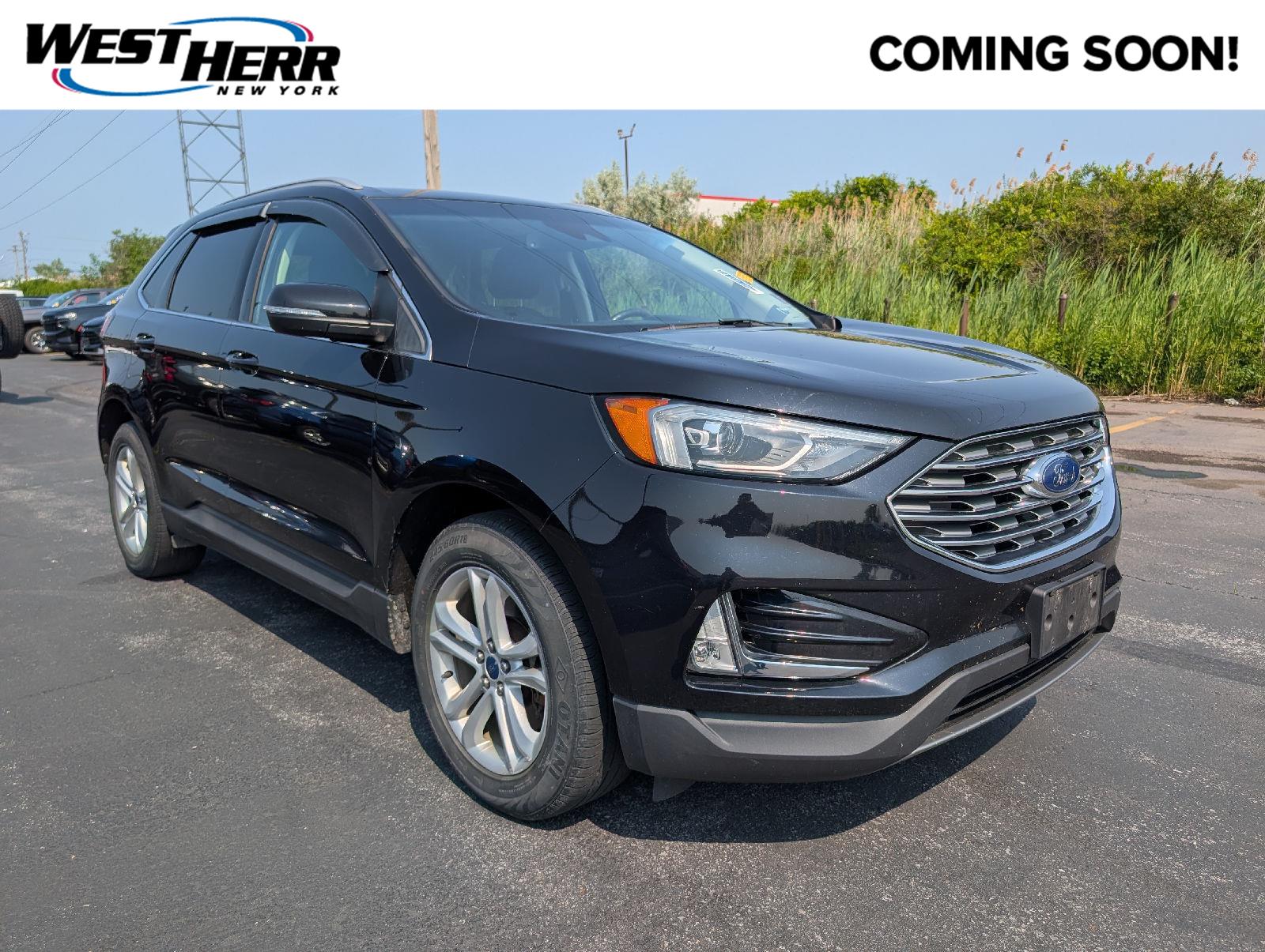 Agate Black 2019 Ford Edge SUV / Crossover All-Wheel Drive 8-Speed Automatic