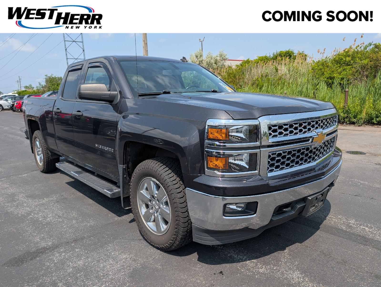 Gray (Tungsten Metallic) 2014 Chevrolet Silverado 1500 Pickup Truck Four-Wheel Drive 6-Speed Automatic