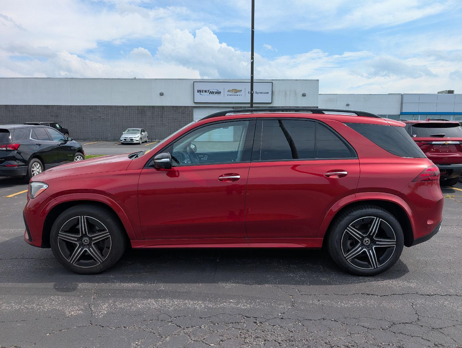 Used 2024 MANUFAKTUR Cardinal Red Metallic Mercedes-Benz GLE 350 image 5