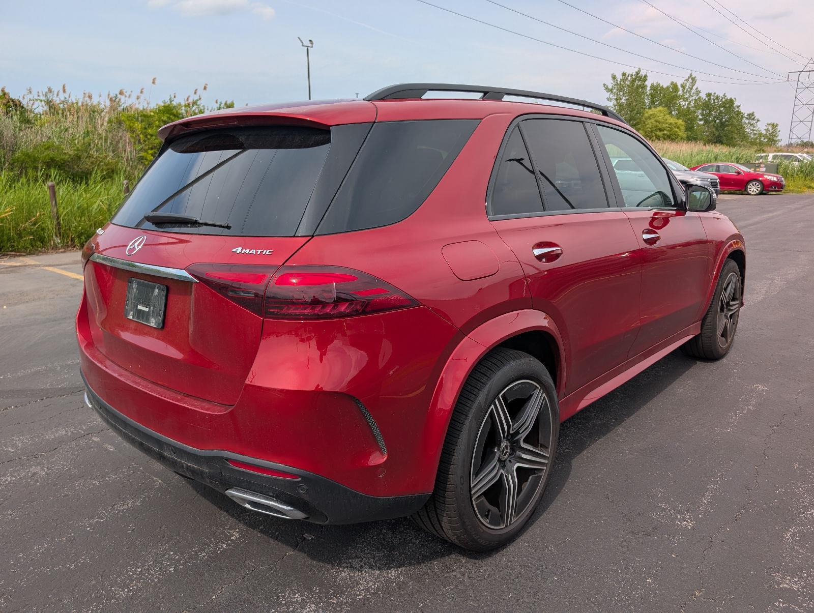 Used 2024 MANUFAKTUR Cardinal Red Metallic Mercedes-Benz GLE 350 image 8